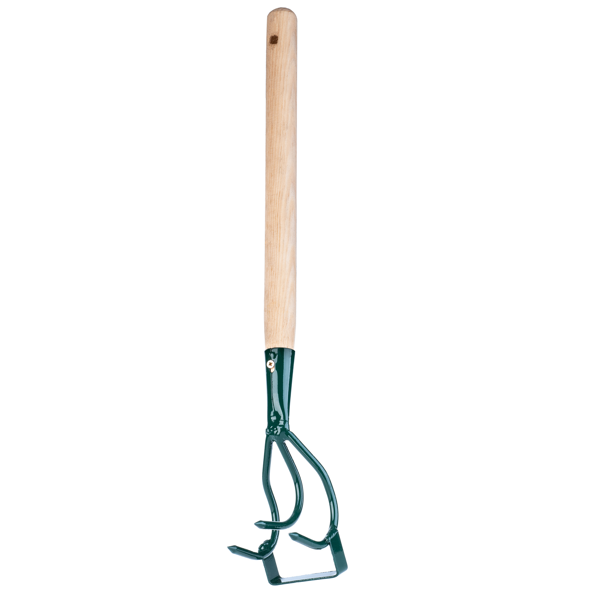 Kultywator ręczny 3-zębny 43 cm, zielony