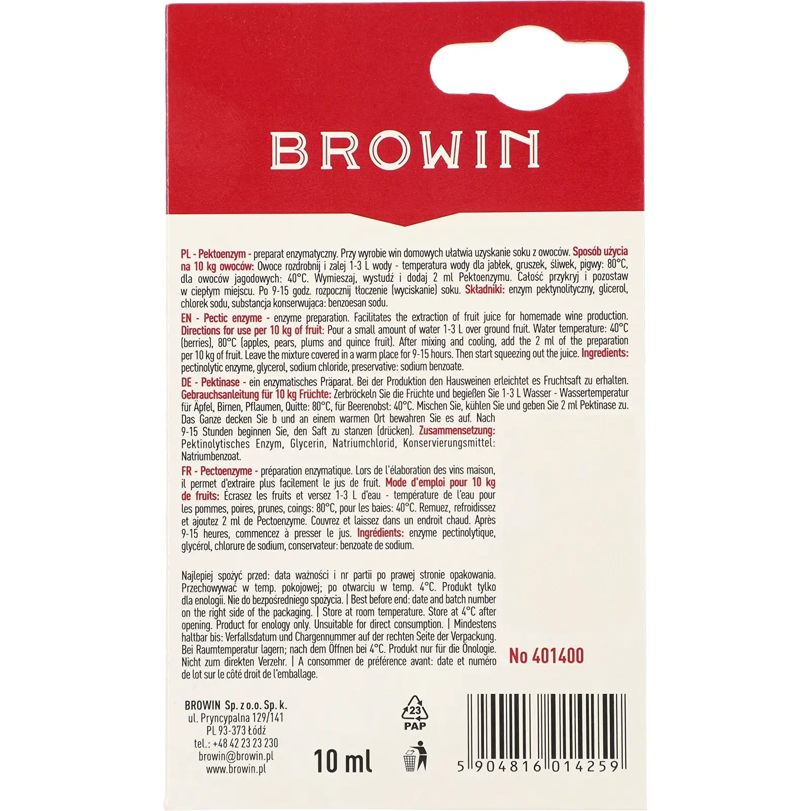 Browin Pektoenzym 10ml