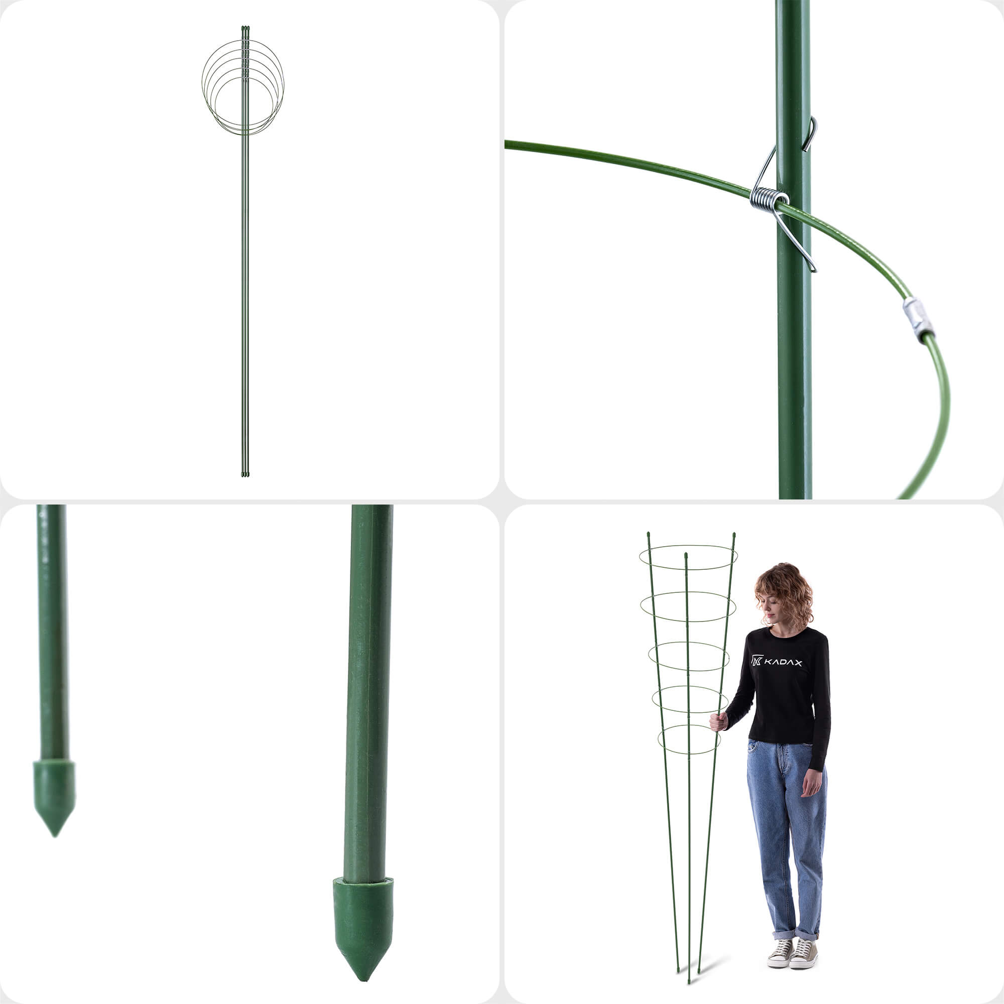 Podpora pierścieniowa do roślin Bodiel 180 cm 1 szt.