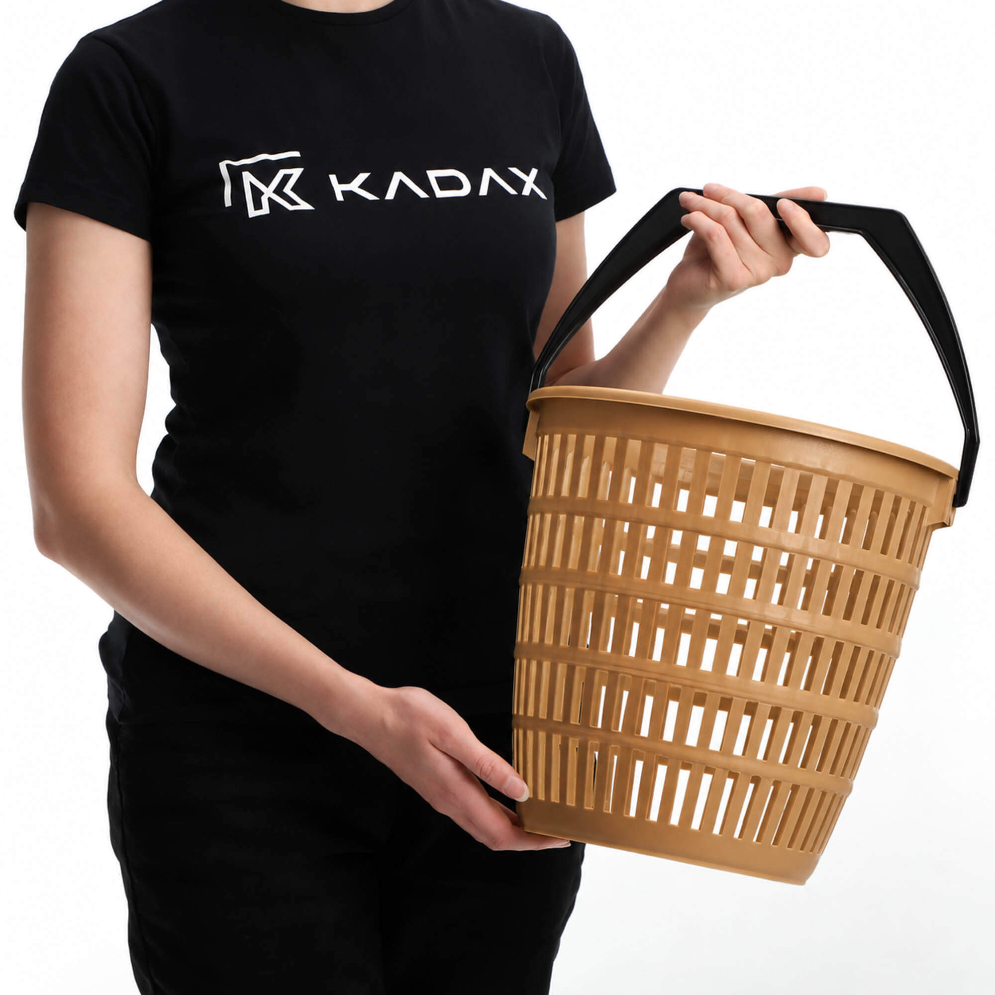 Kosz ażurowy Parate z uchwytem 12L brązowy