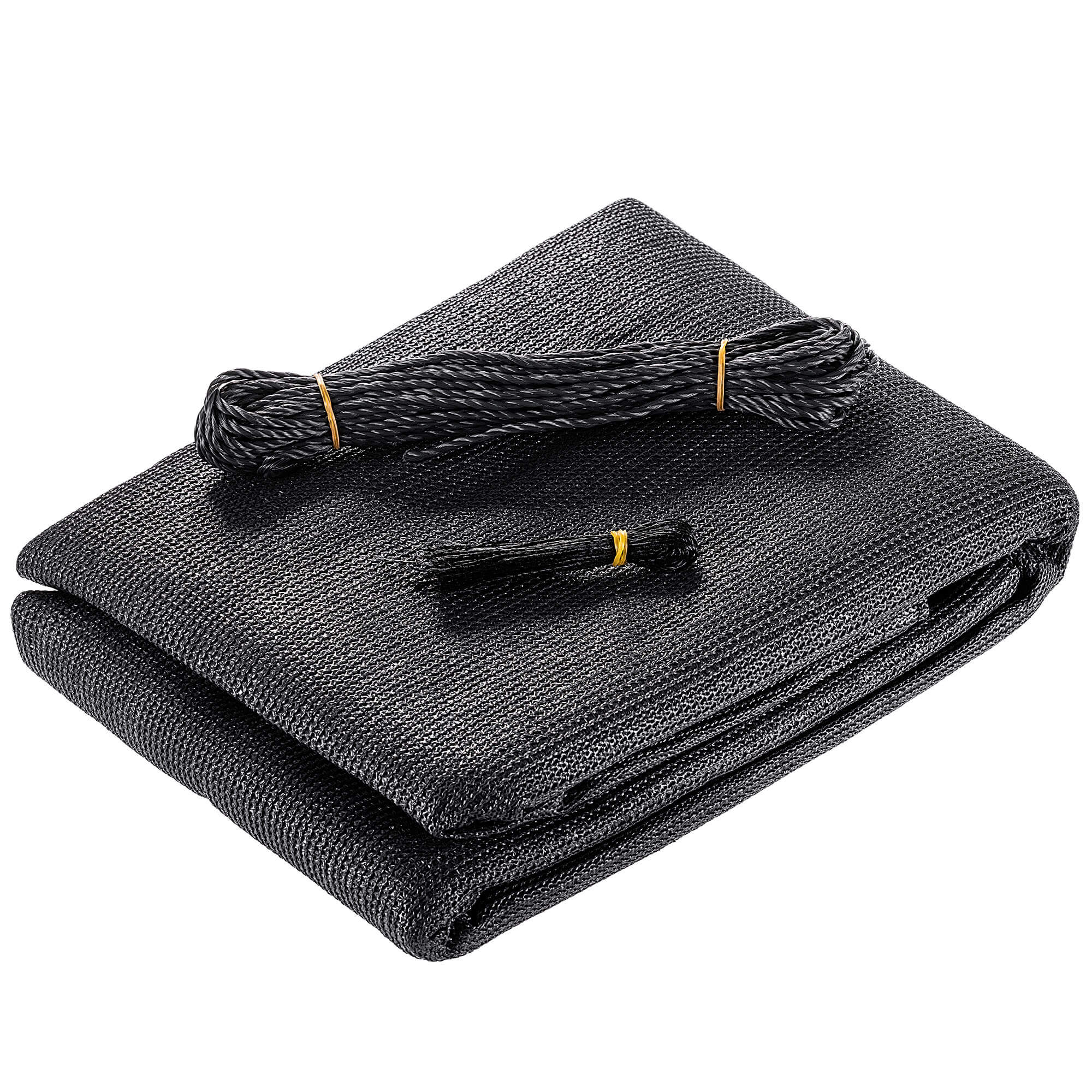 Osłona balkonowa Thus 1 x 5.5 m PE 180 g/m² czarna