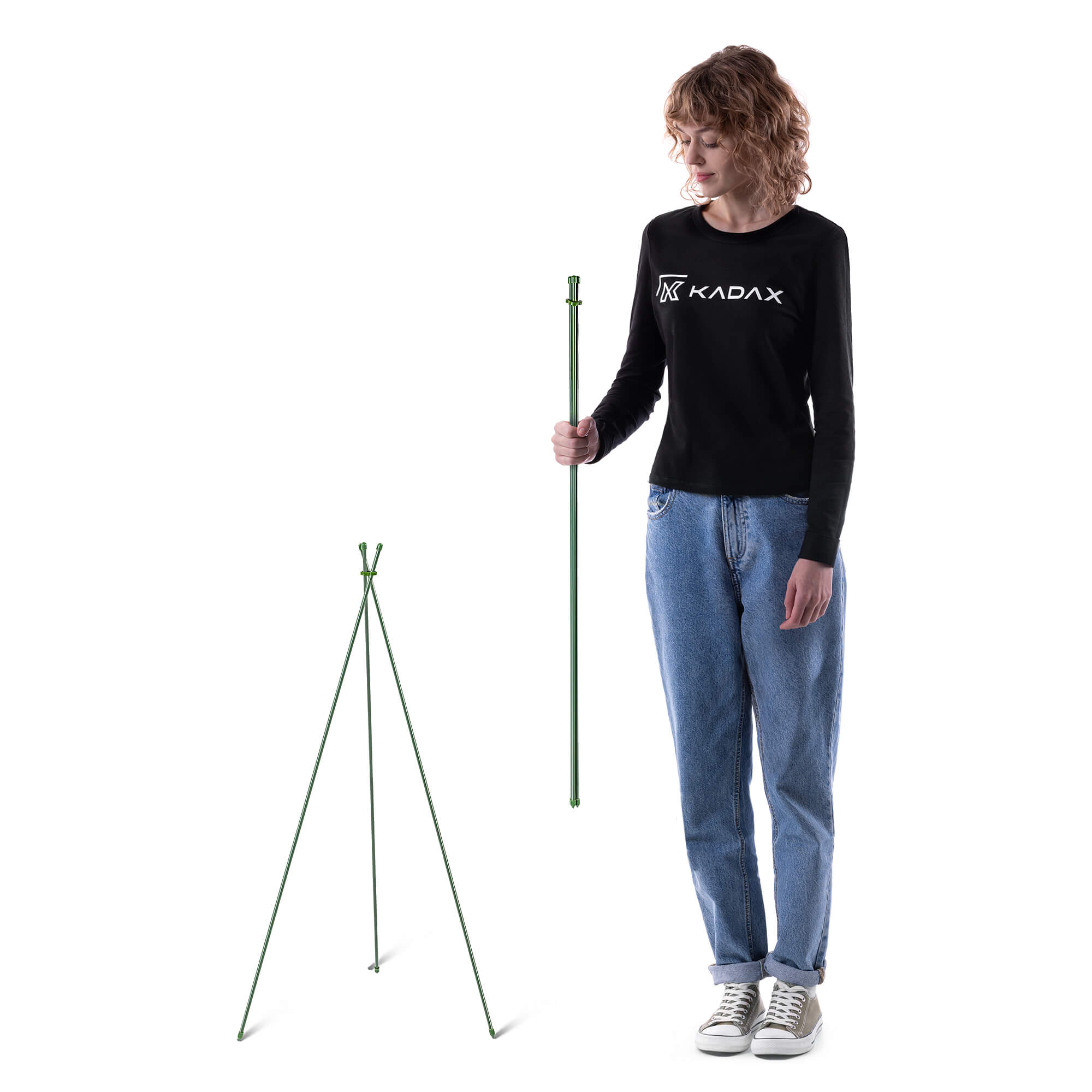 Stożkowa podpora ogrodowa Chevre 3-elementowa 90 cm 10 szt.