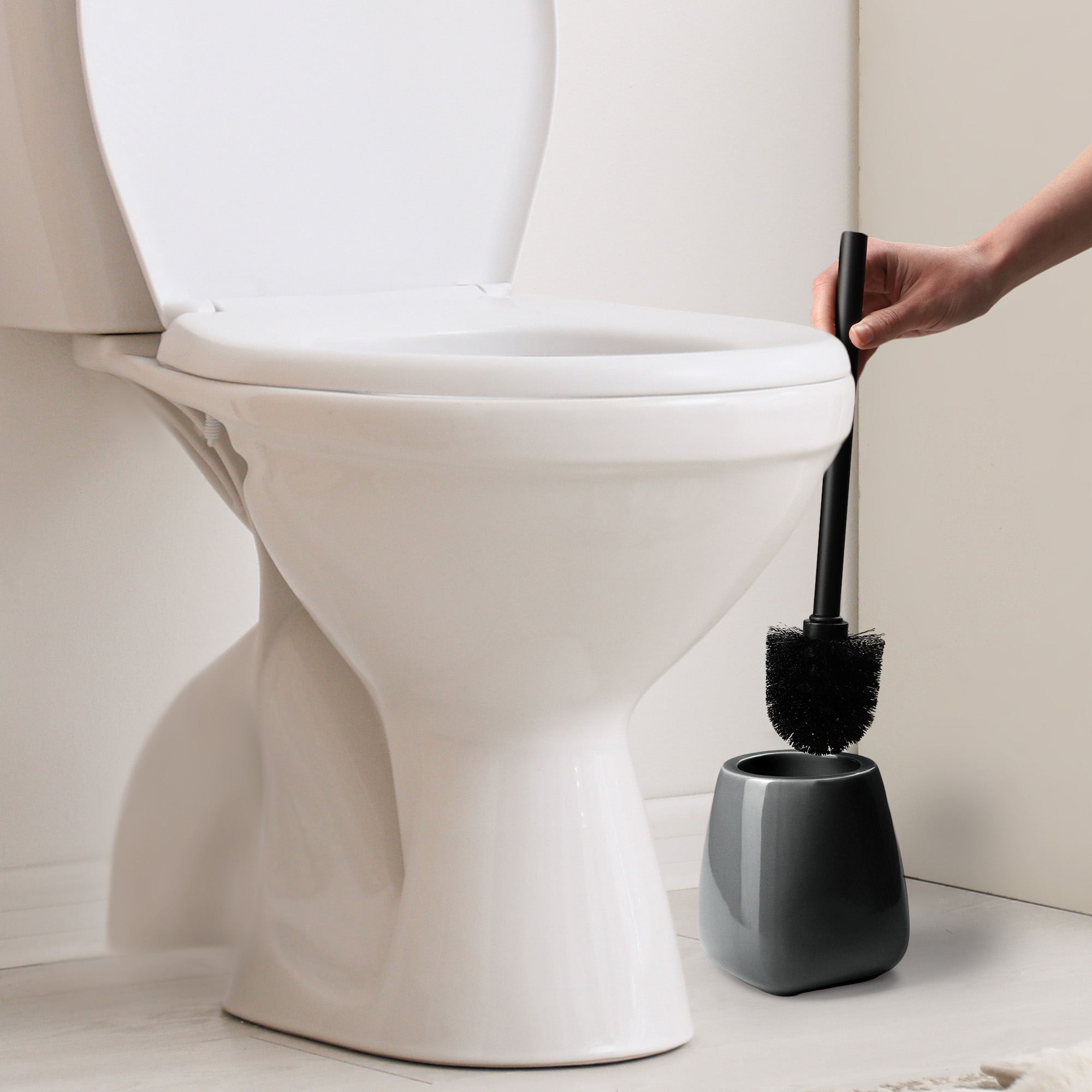 Szczotka WC Ivo, szara