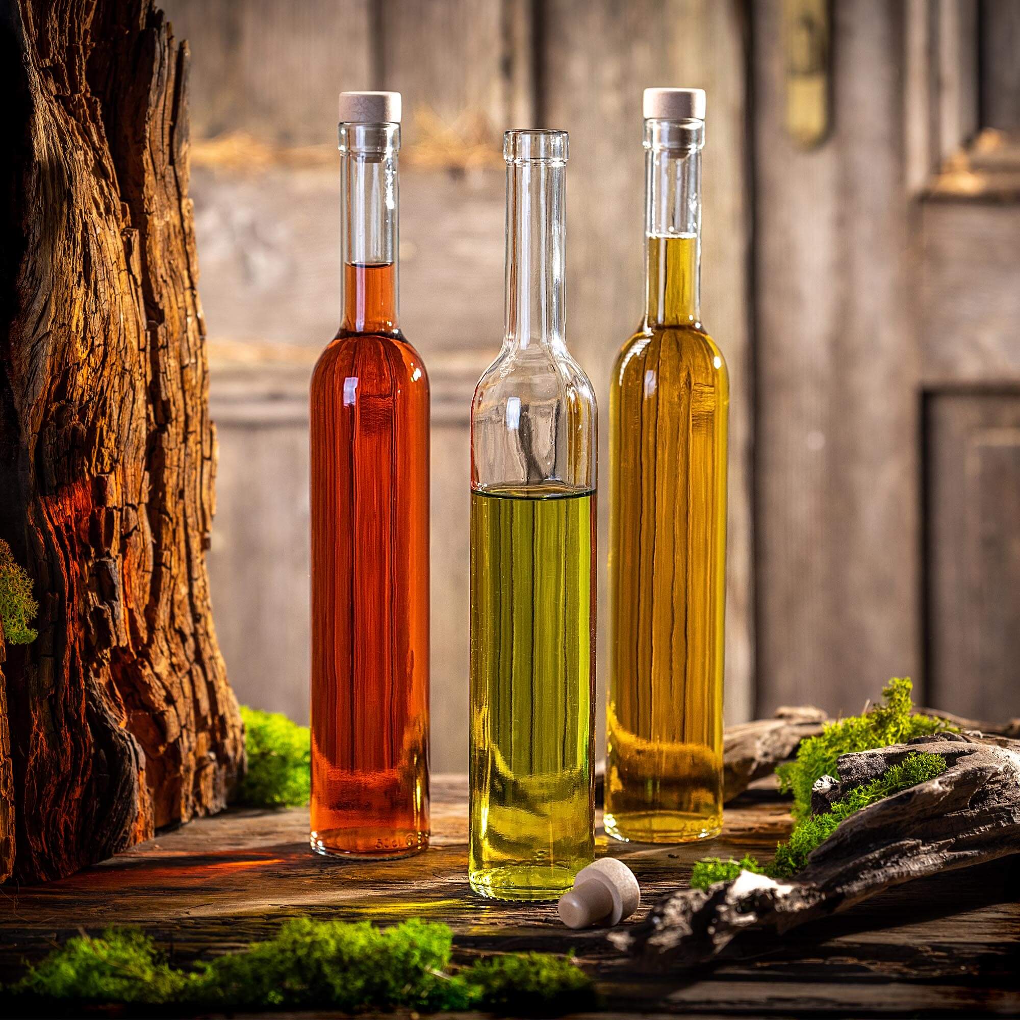 Butelka z korkiem Turcio 0,5L z korkiem fi18.5, 8 szt.
