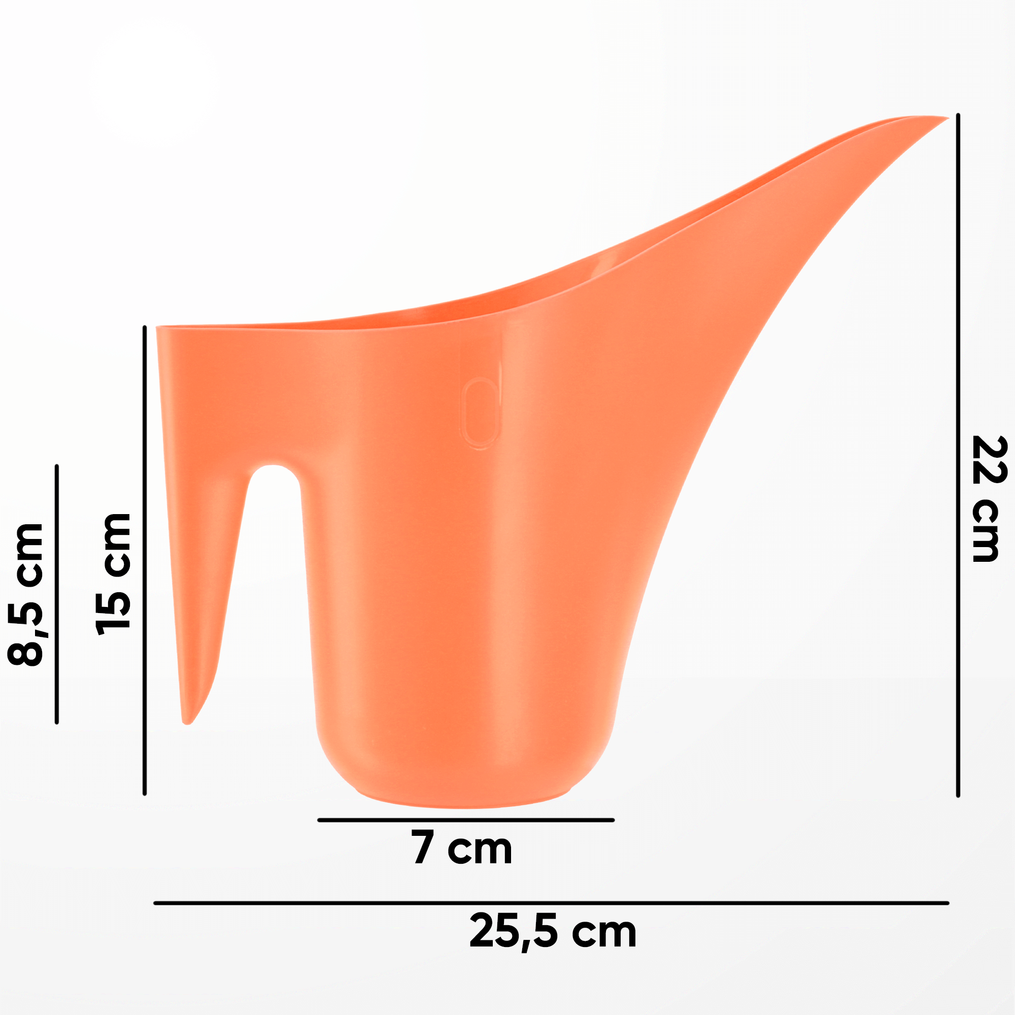 Konewka do podlewania roślin Klofta, pomarańczowa 1.2L