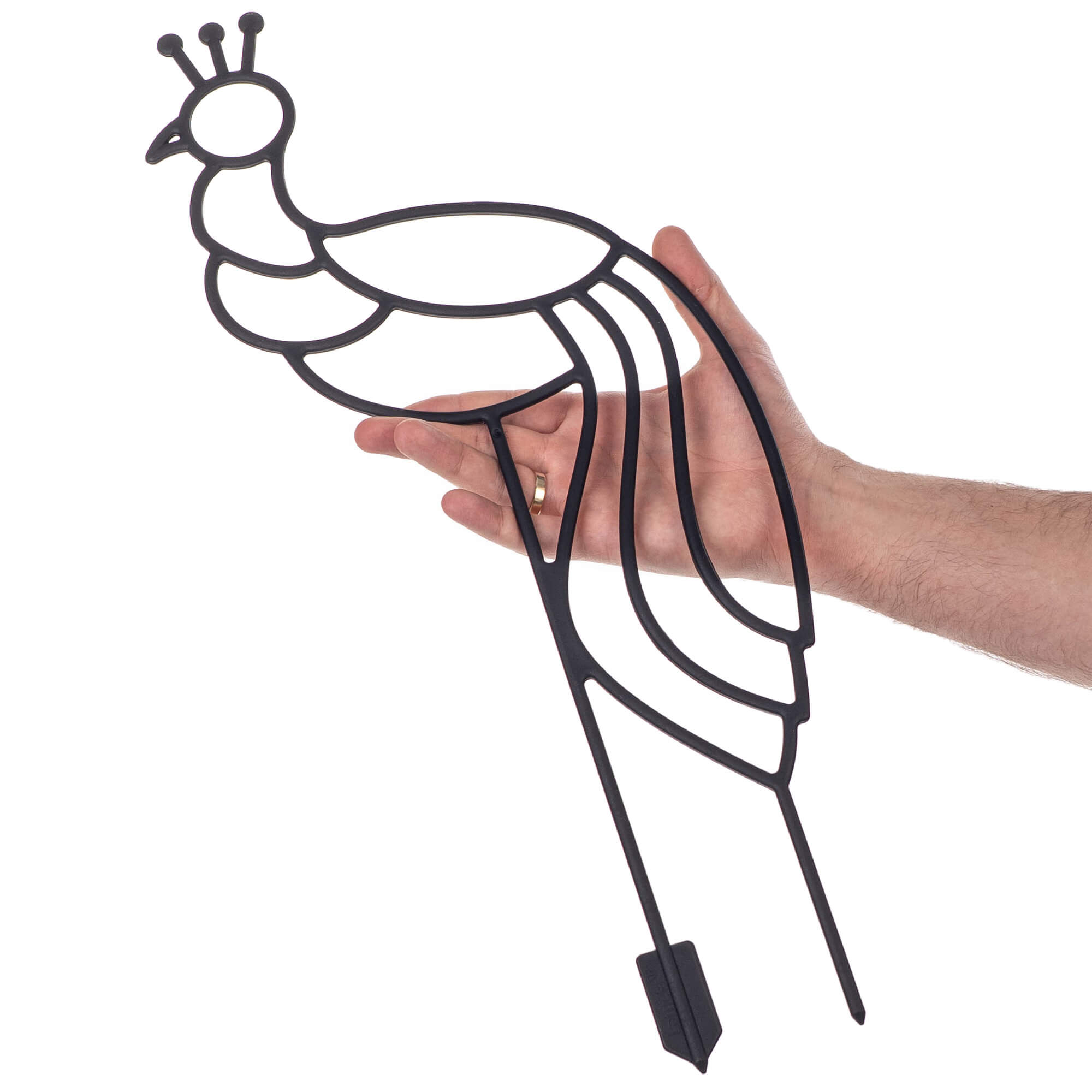 Podpórki do roślin Cerreto ptaki 56 cm czarne