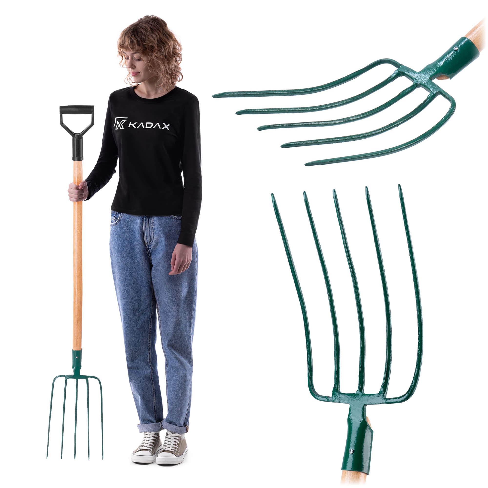 Widły do siana 5 zębów Macra, 133 cm