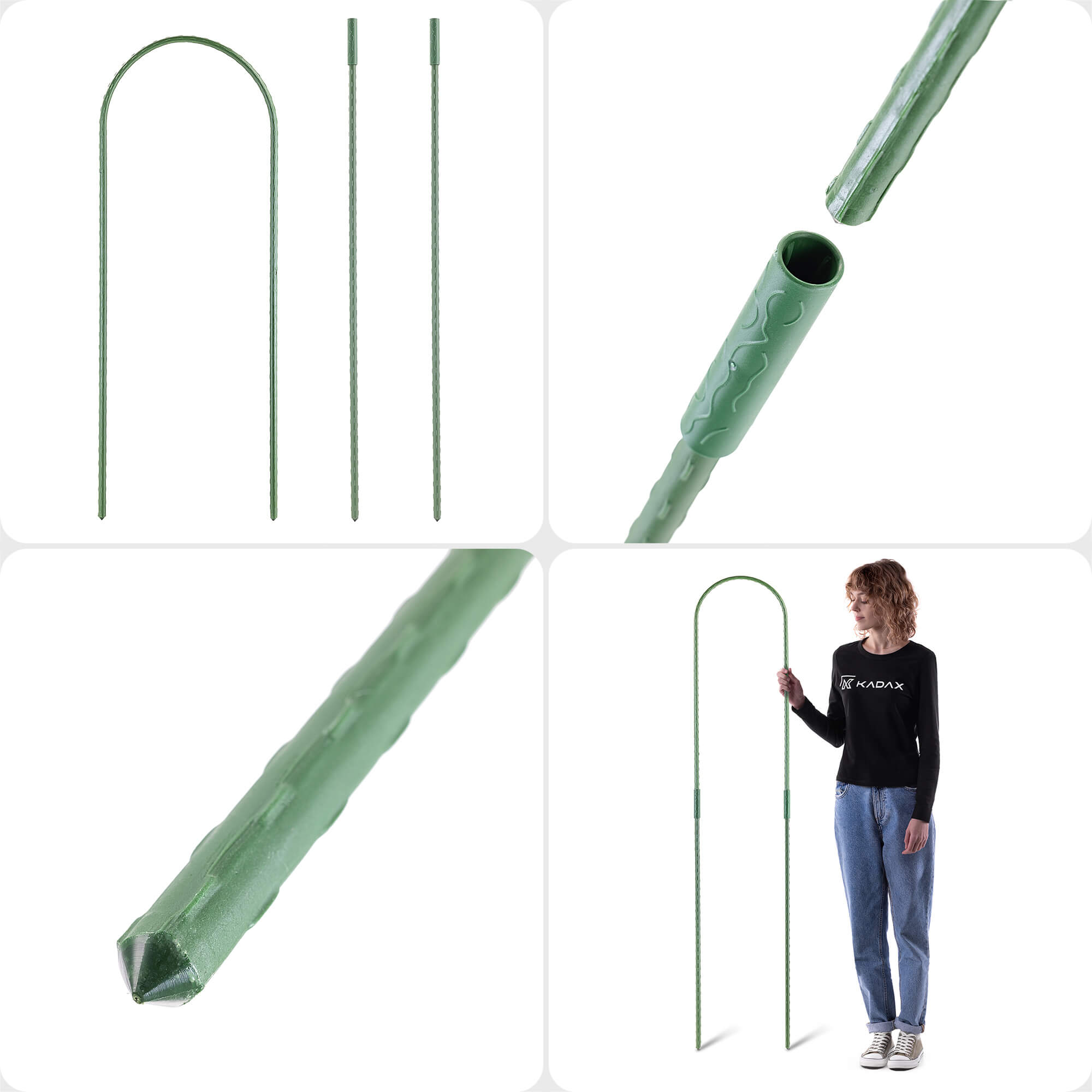 Podpora ogrodowa łukowa Arnage 28 x 155 cm 20 szt.