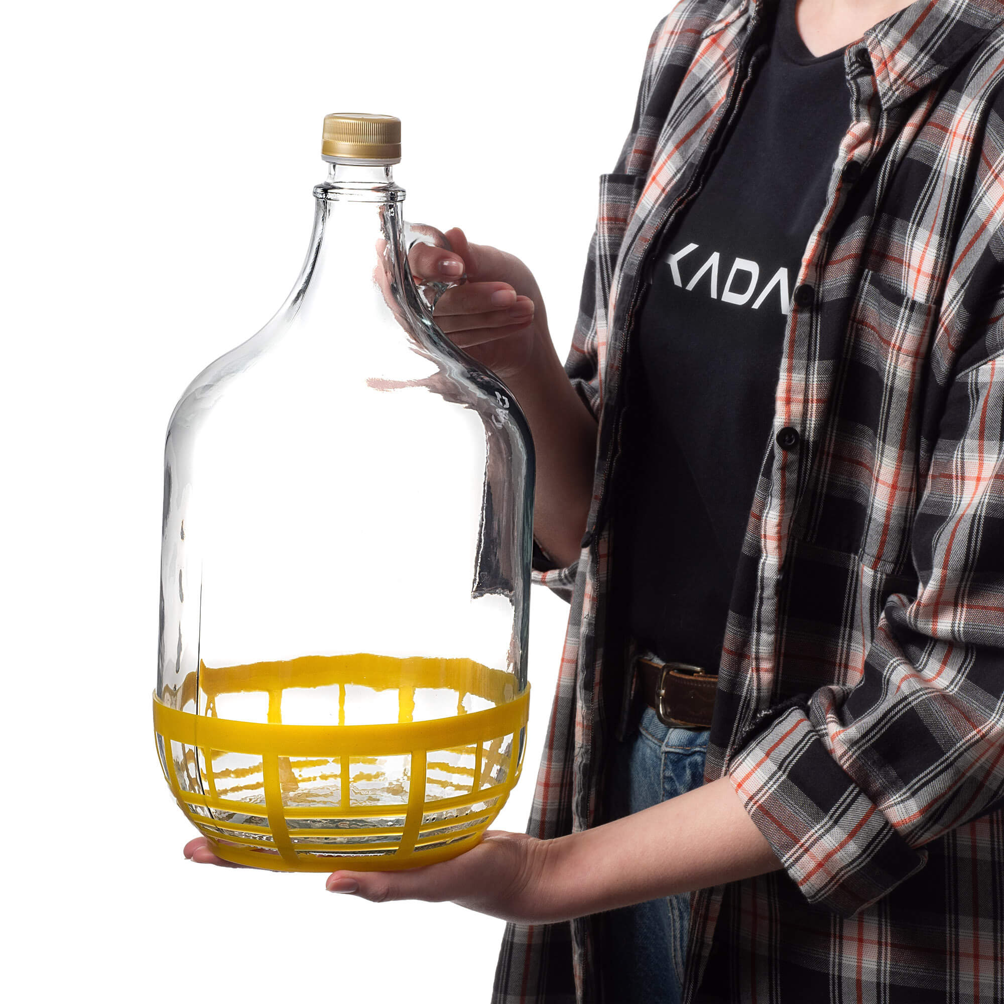 Gąsior Balon na wino z zakrętką Orto 5L