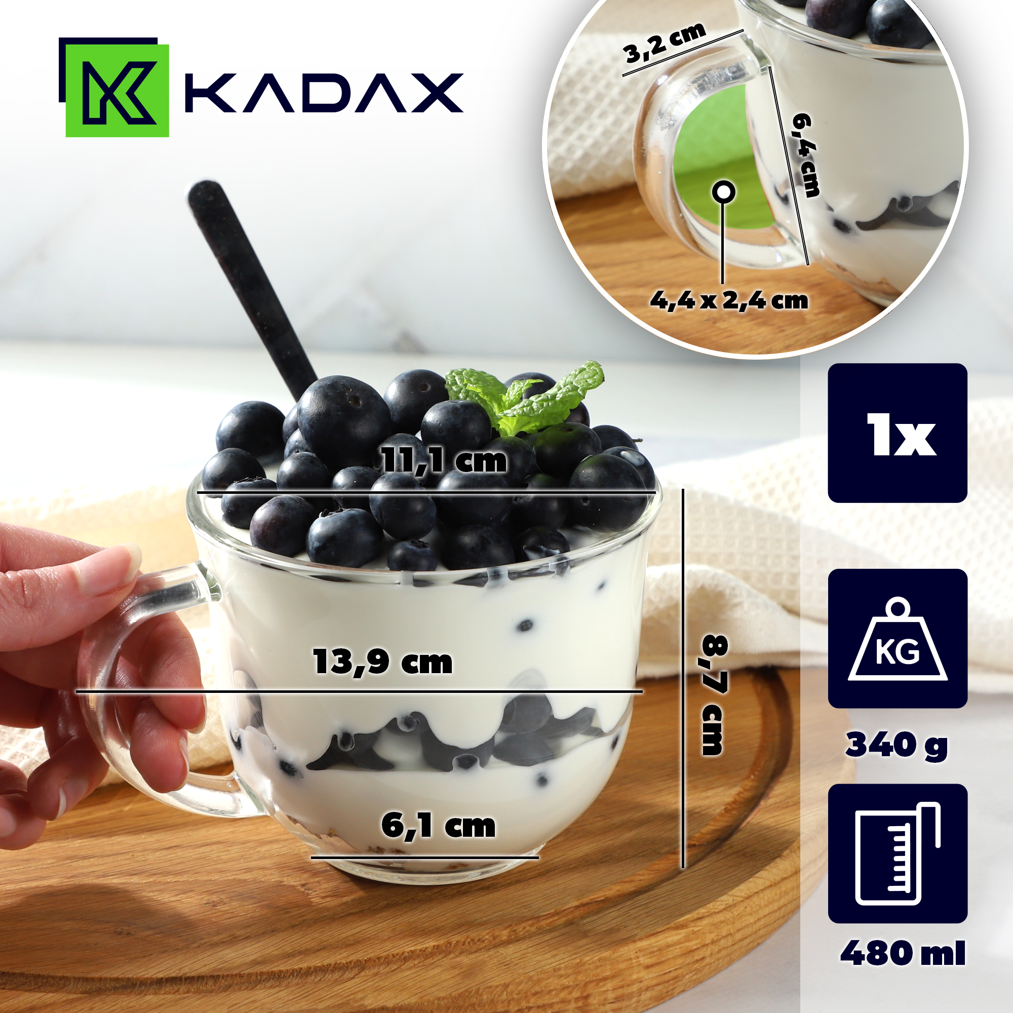 Kubek Savio 480 ml