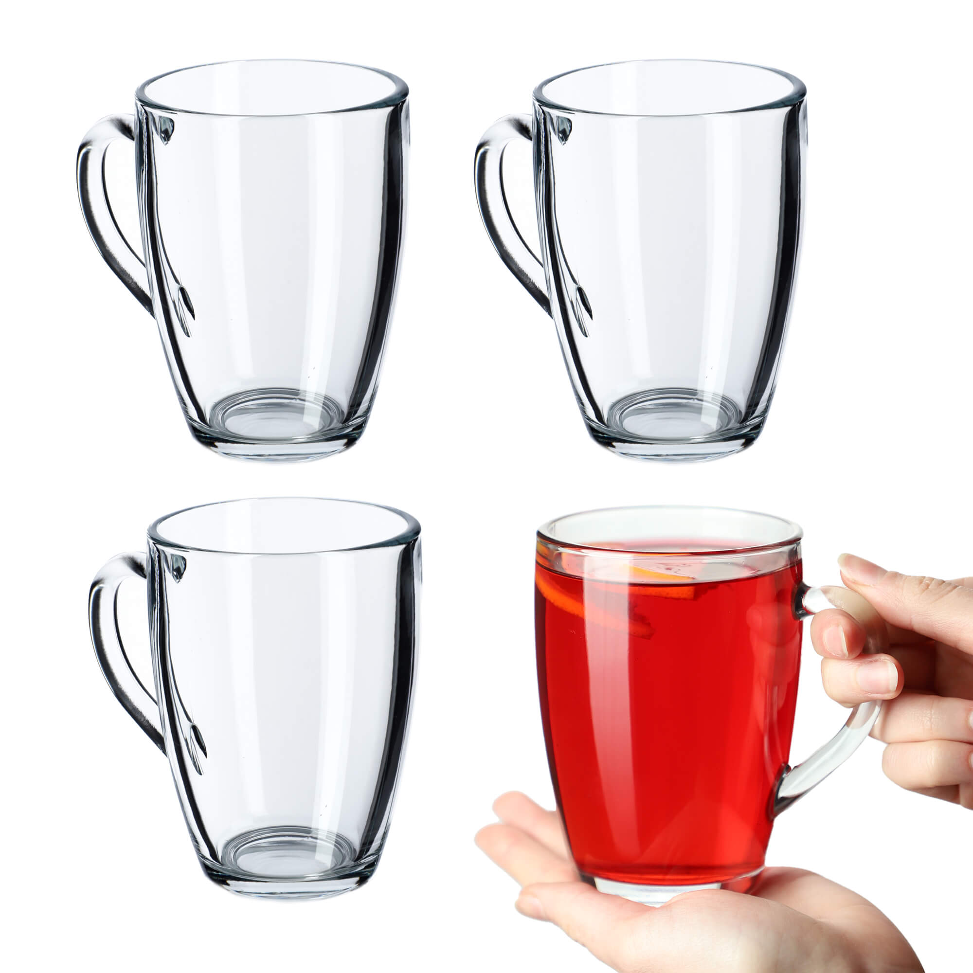 Kubki do kawy i herbaty Enas 350 ml, 4 szt.