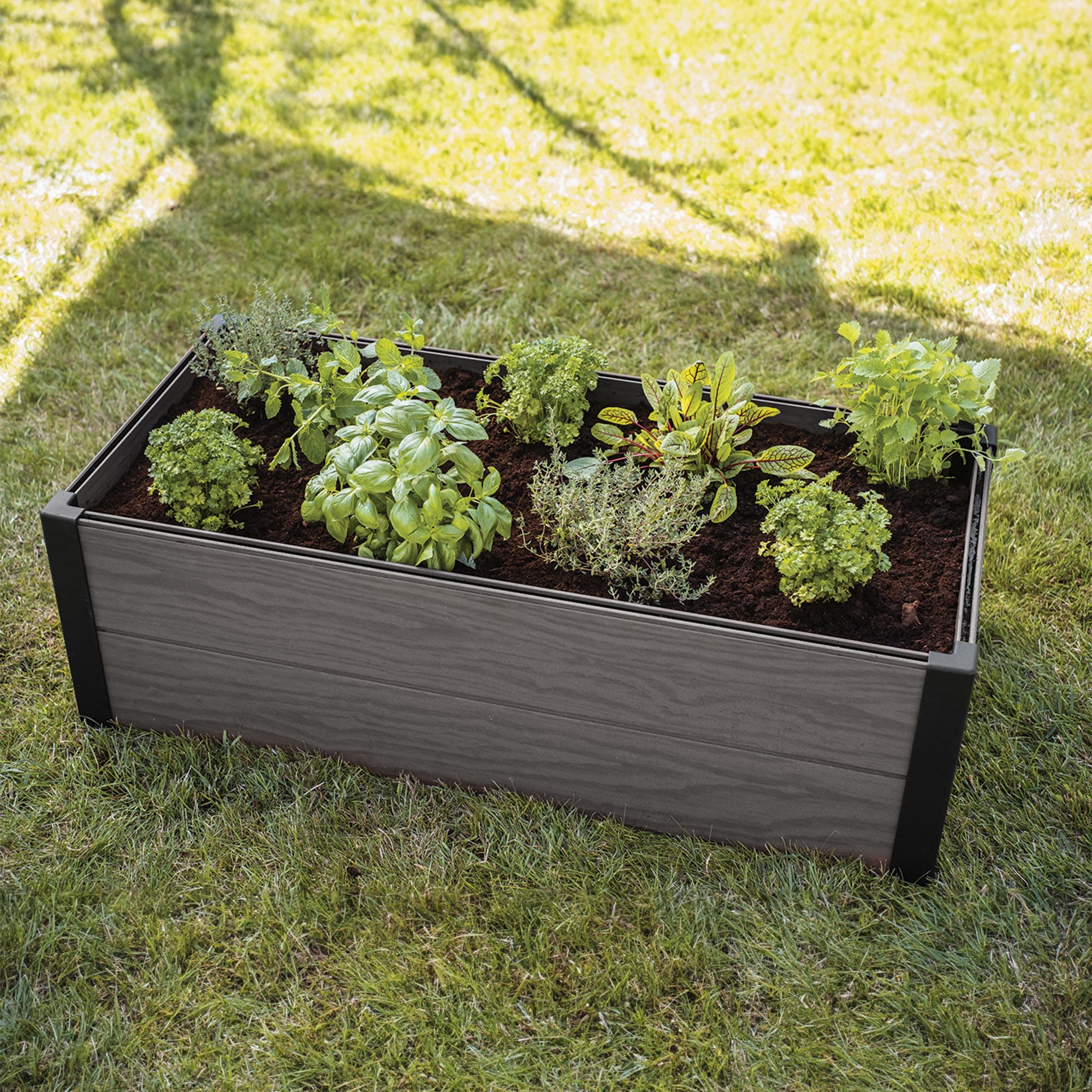 Obrzeże ogrodowe Maple Garden Bed szare
