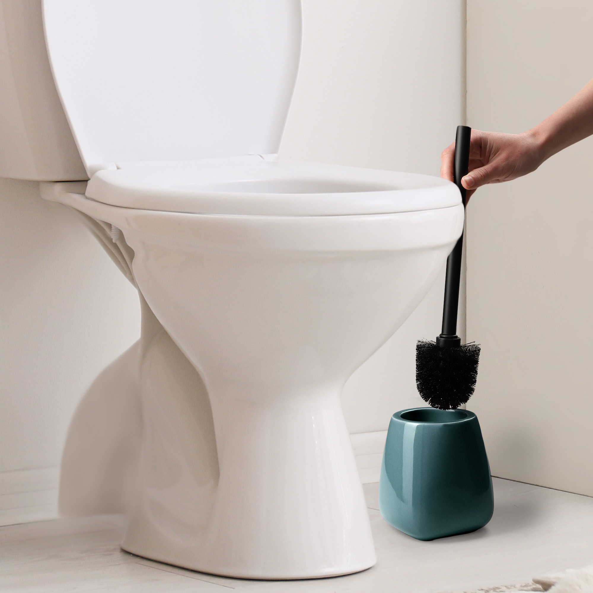 Szczotka WC Ivo, turkusowa