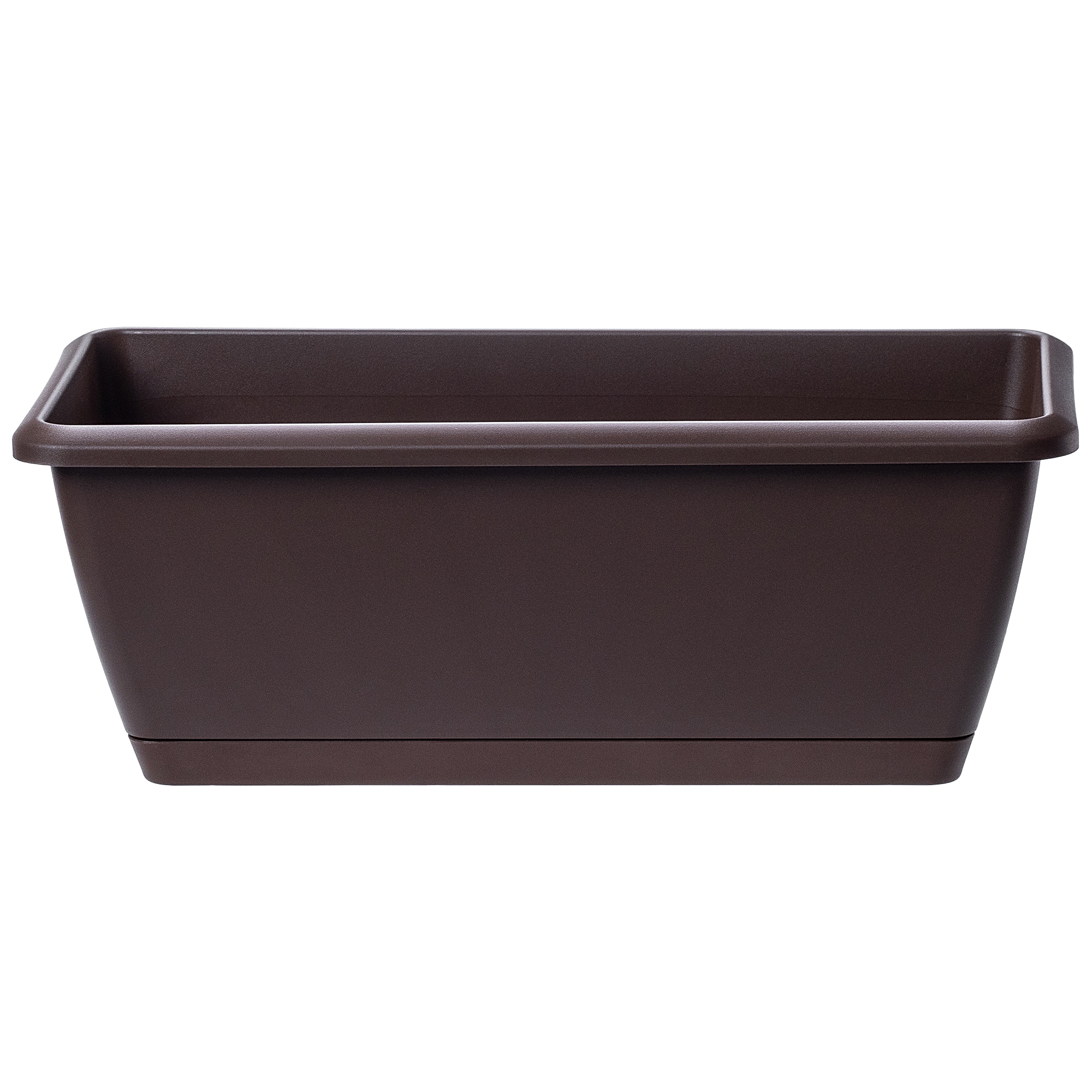 Skrzynka balkonowa Perama 40 cm, brązowa