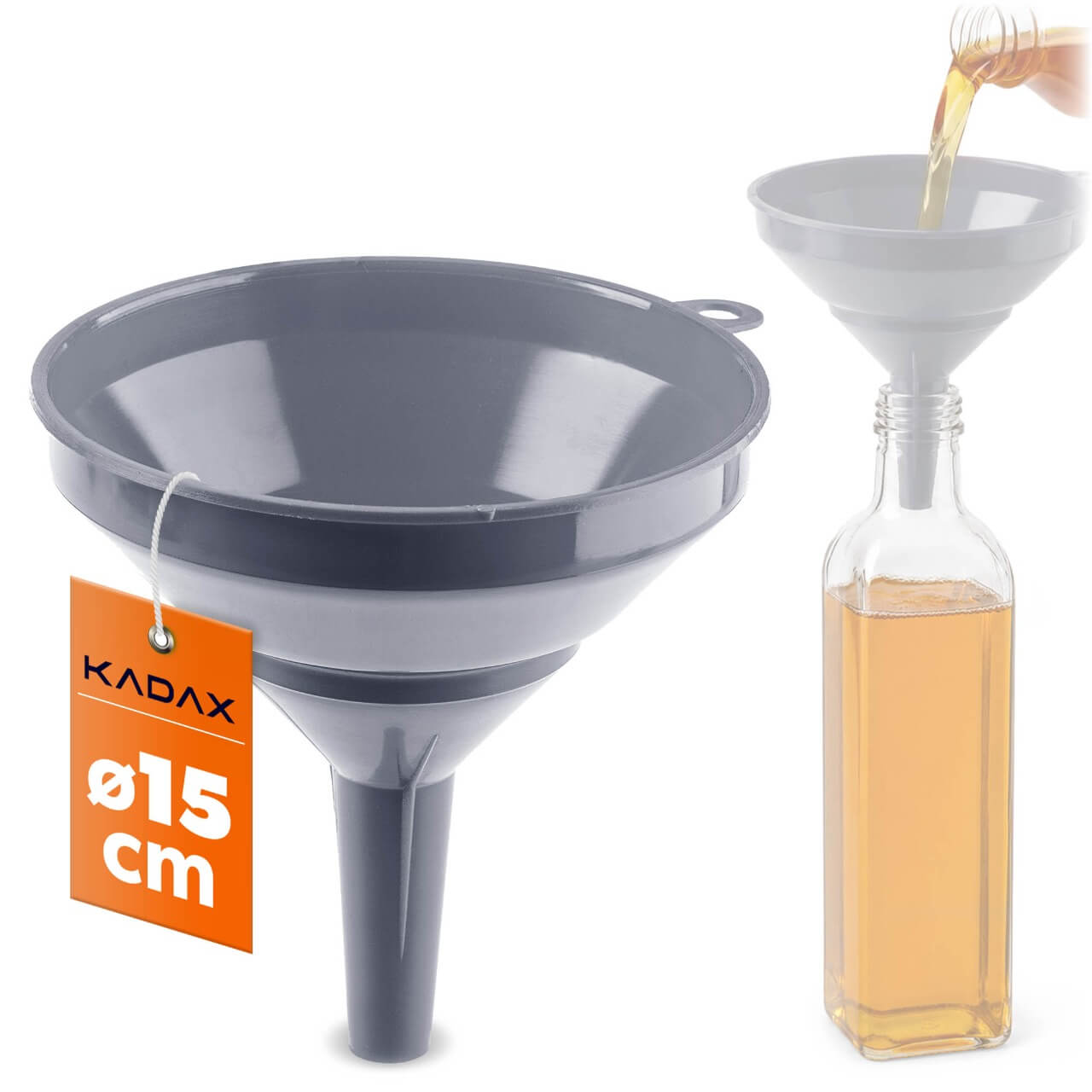 Lejek kuchenny Ardauli 15 cm szary