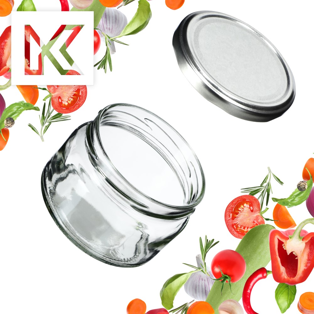 Słoiki na przetwory Denia 250ml 100szt fi 82 mm + wieczko "Ceramics 3"