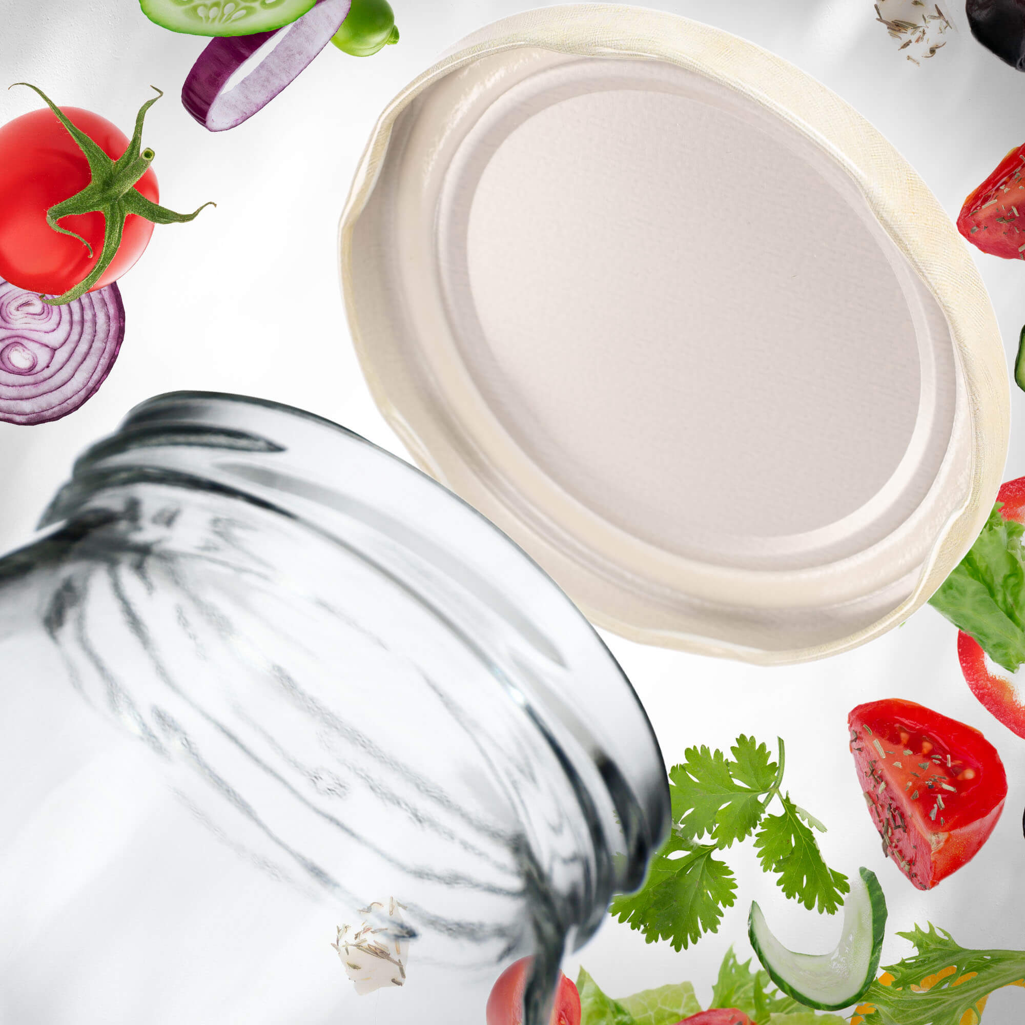 Słoiki na przetwory Maki 540ml fi 82 mm 16szt + wieczka "Drób"
