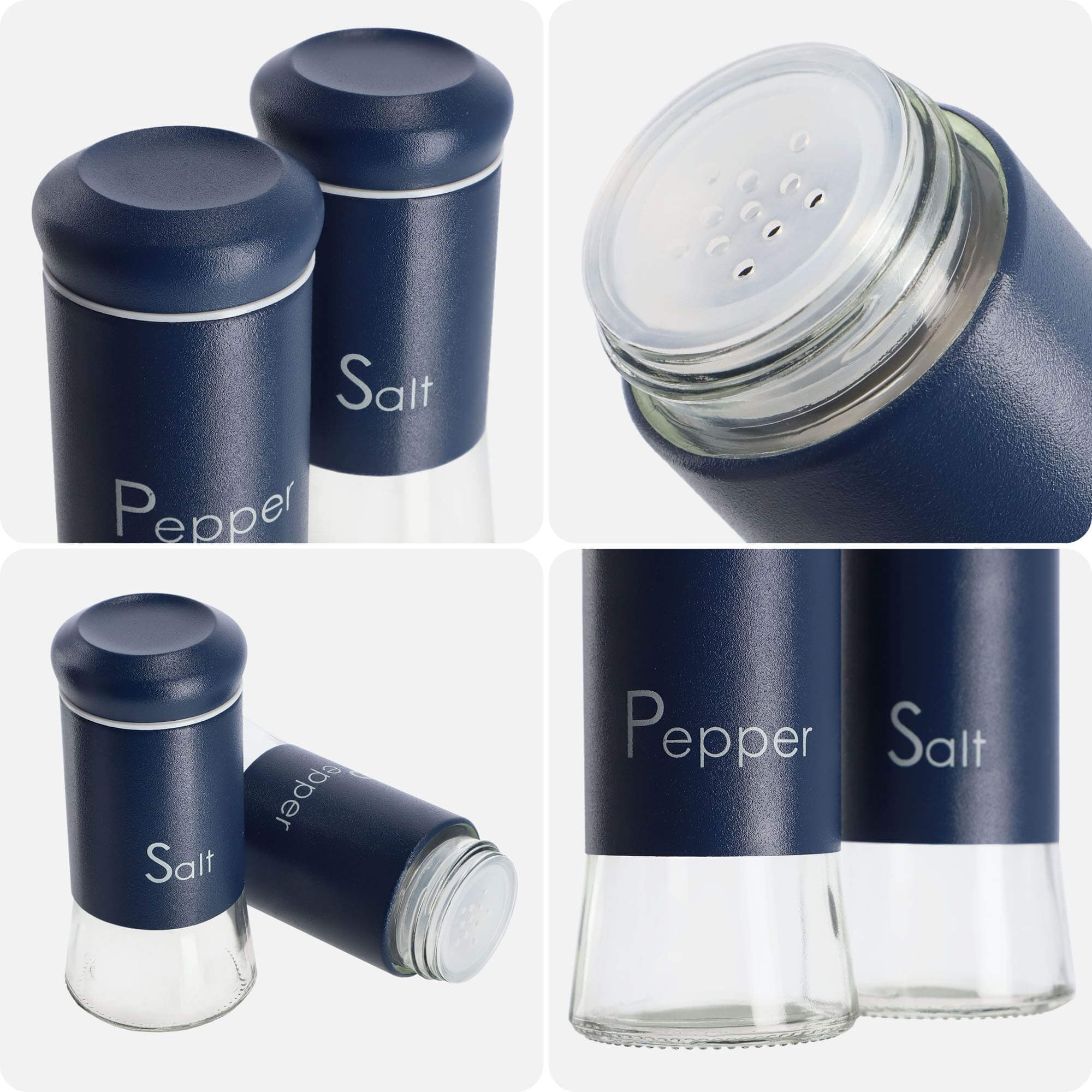 Przyprawnik do soli Alset 150 ml, granatowy