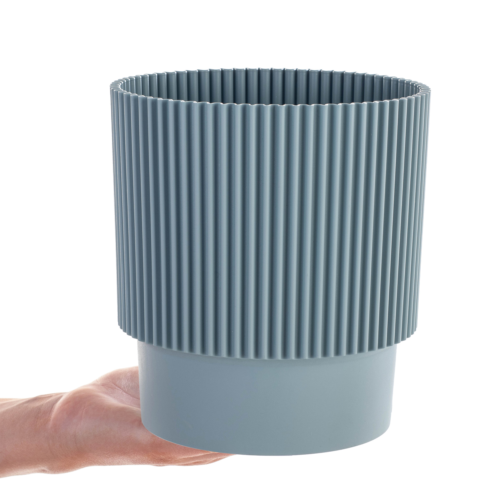 Doniczka na kwiaty Aldeia 16cm błękitny