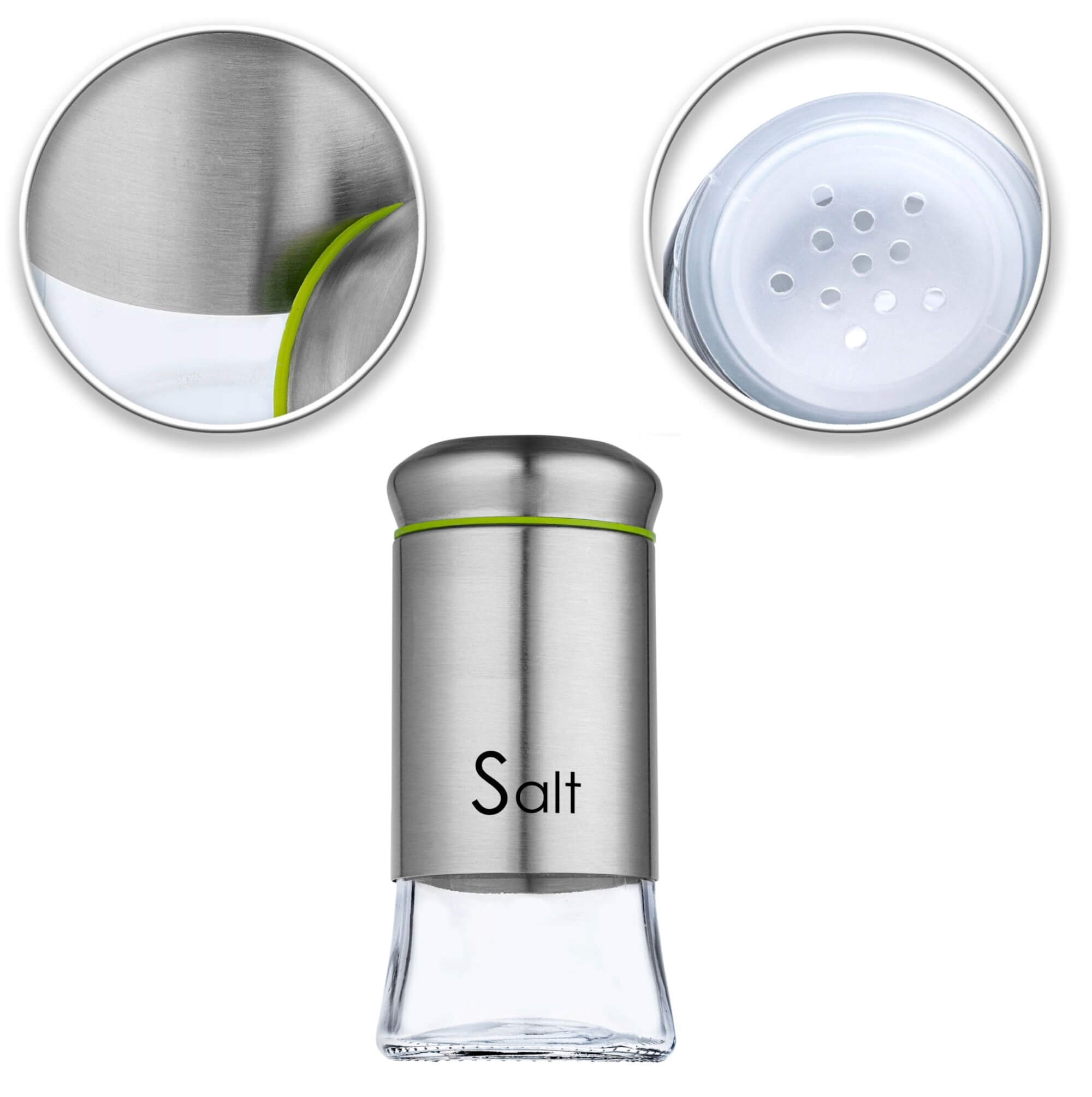 Przyprawnik do soli 150 ml, srebrny