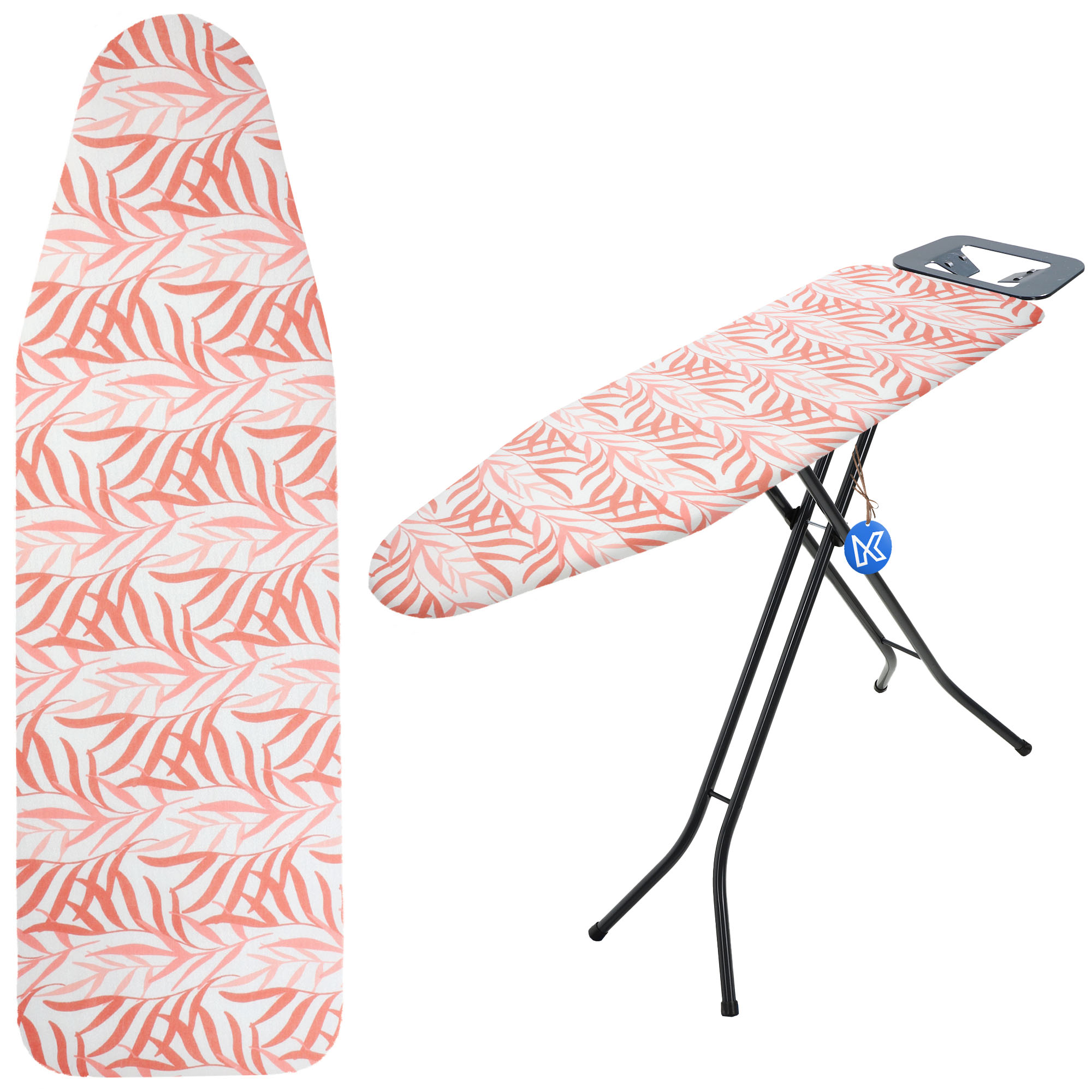Pokrowiec na deskę do prasowania Tomar 123 x 45 cm liście palmowe