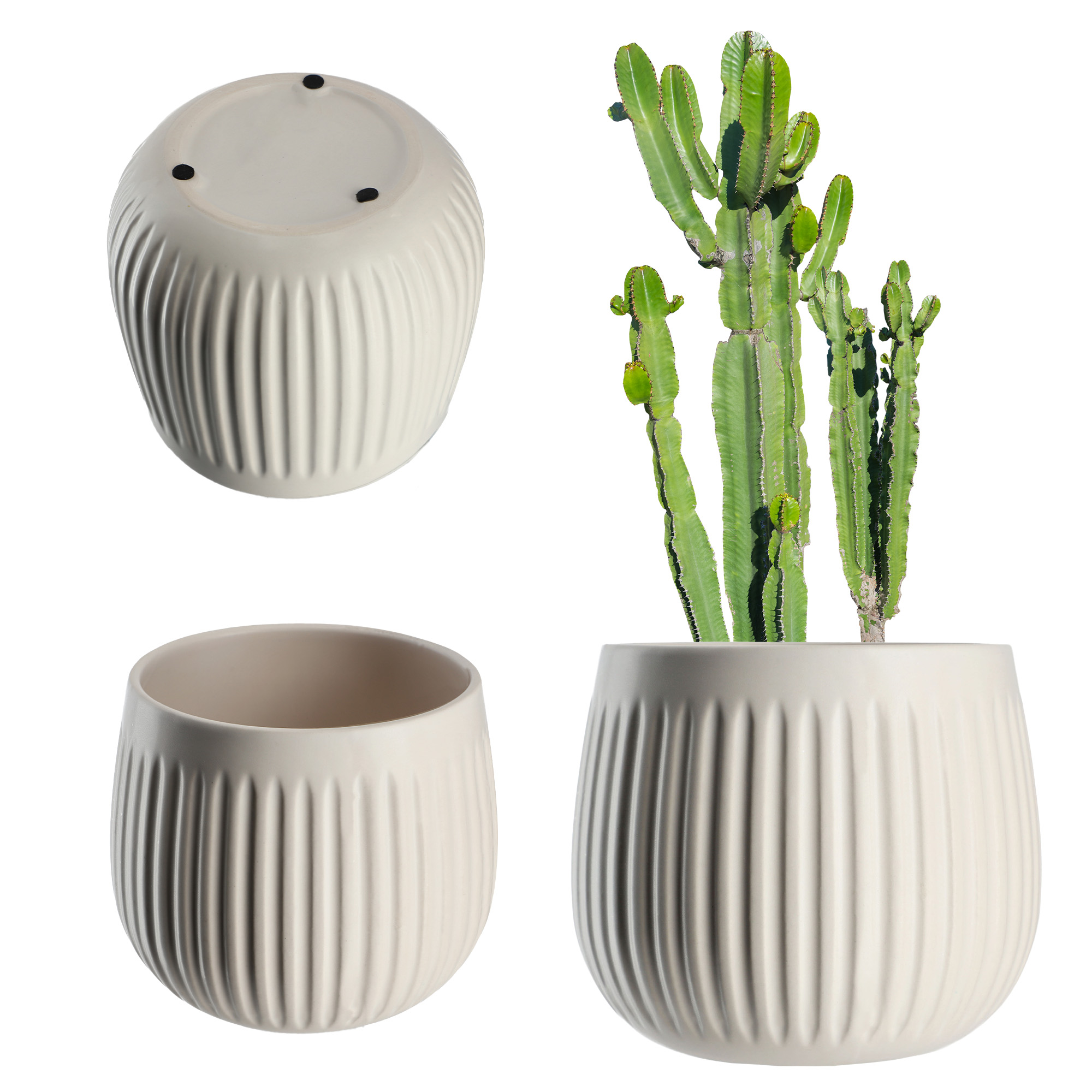Osłonka ceramiczna Vario 14 cm, biała