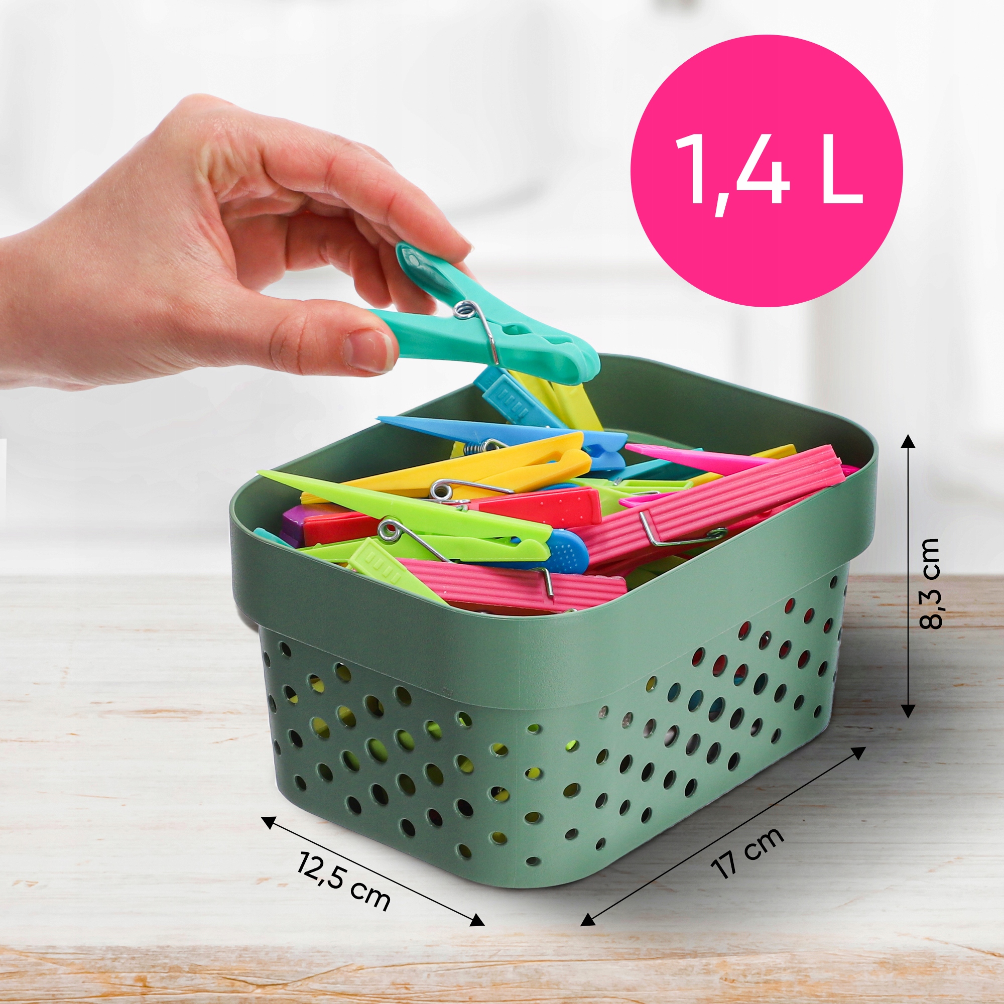 Pojemnik do przechowywania Curver Infinity 1.4L, zielony