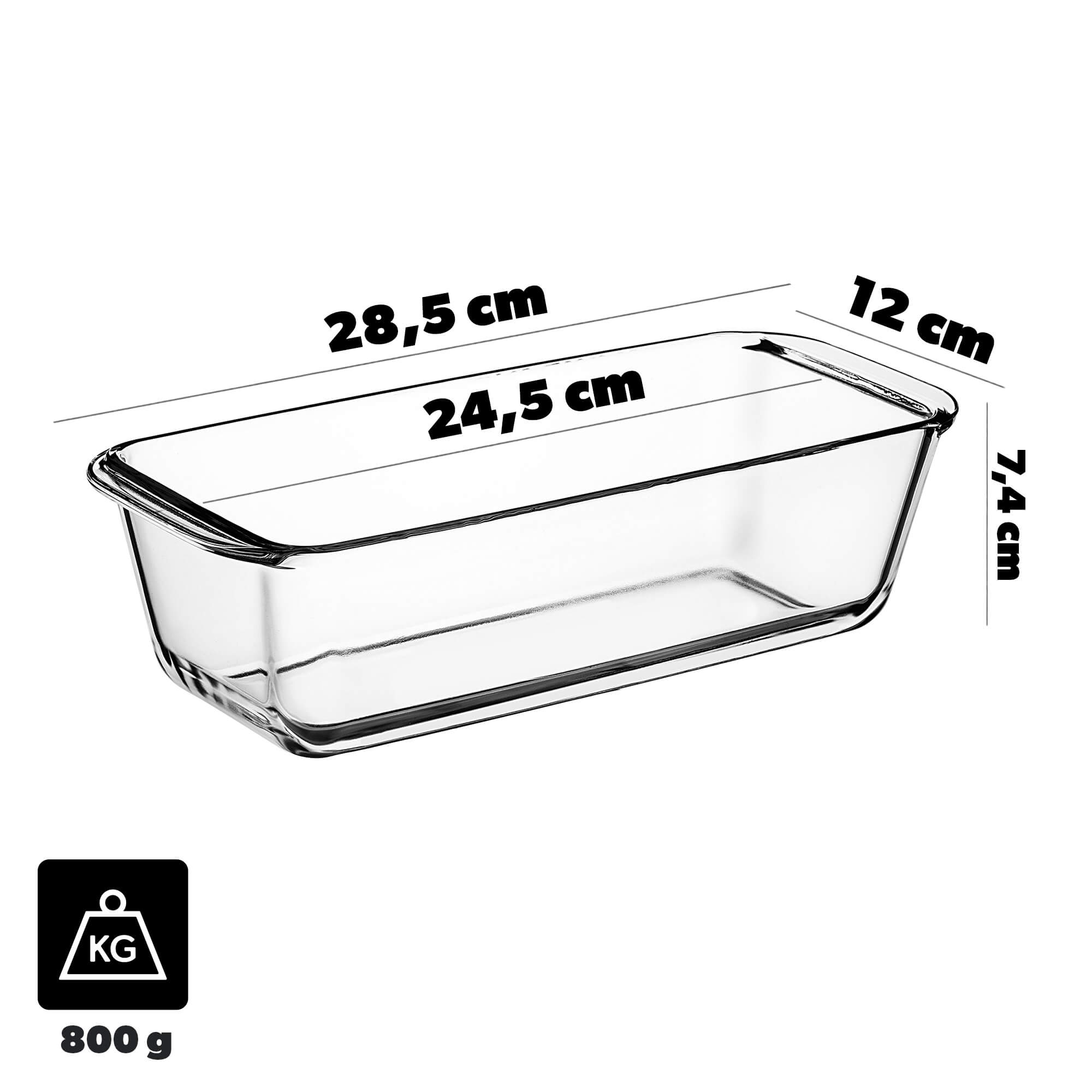 Keksówka żaroodporna Trino 29cm