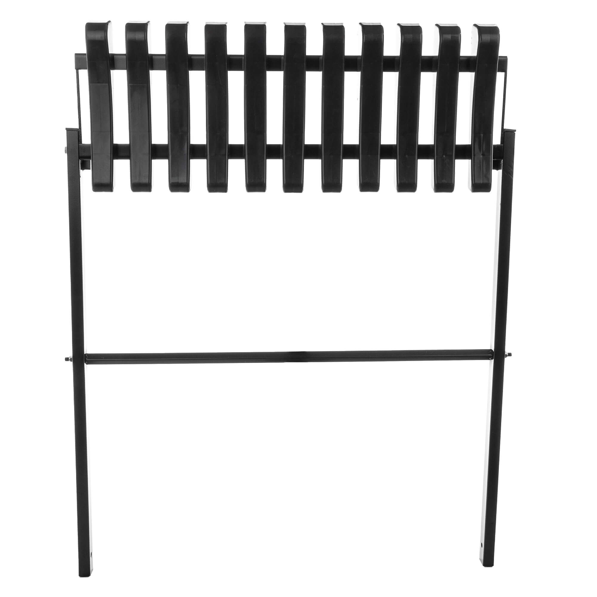 Ławka cmentarna składana Vernon 77x72,5cm czarna