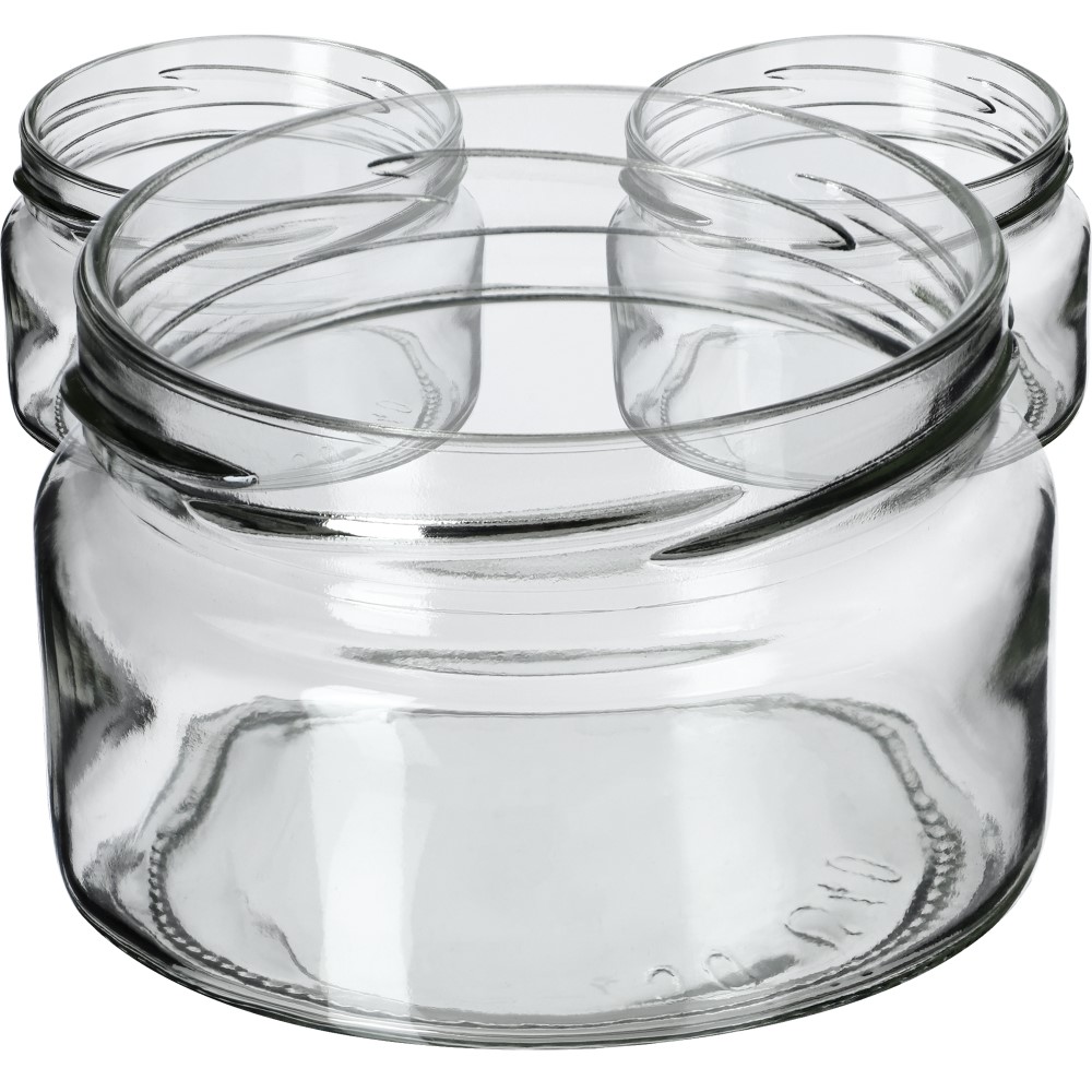 Słoiki na przetwory Denia 250ml 10szt fi 82 mm bez wieczka