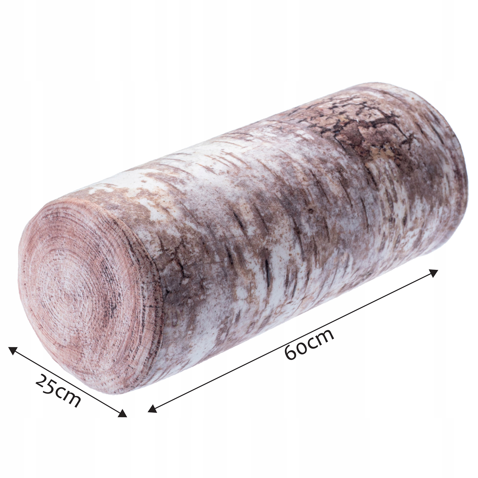Poduszka anatomiczna wałek Cese 60 x 25 cm, brzoza