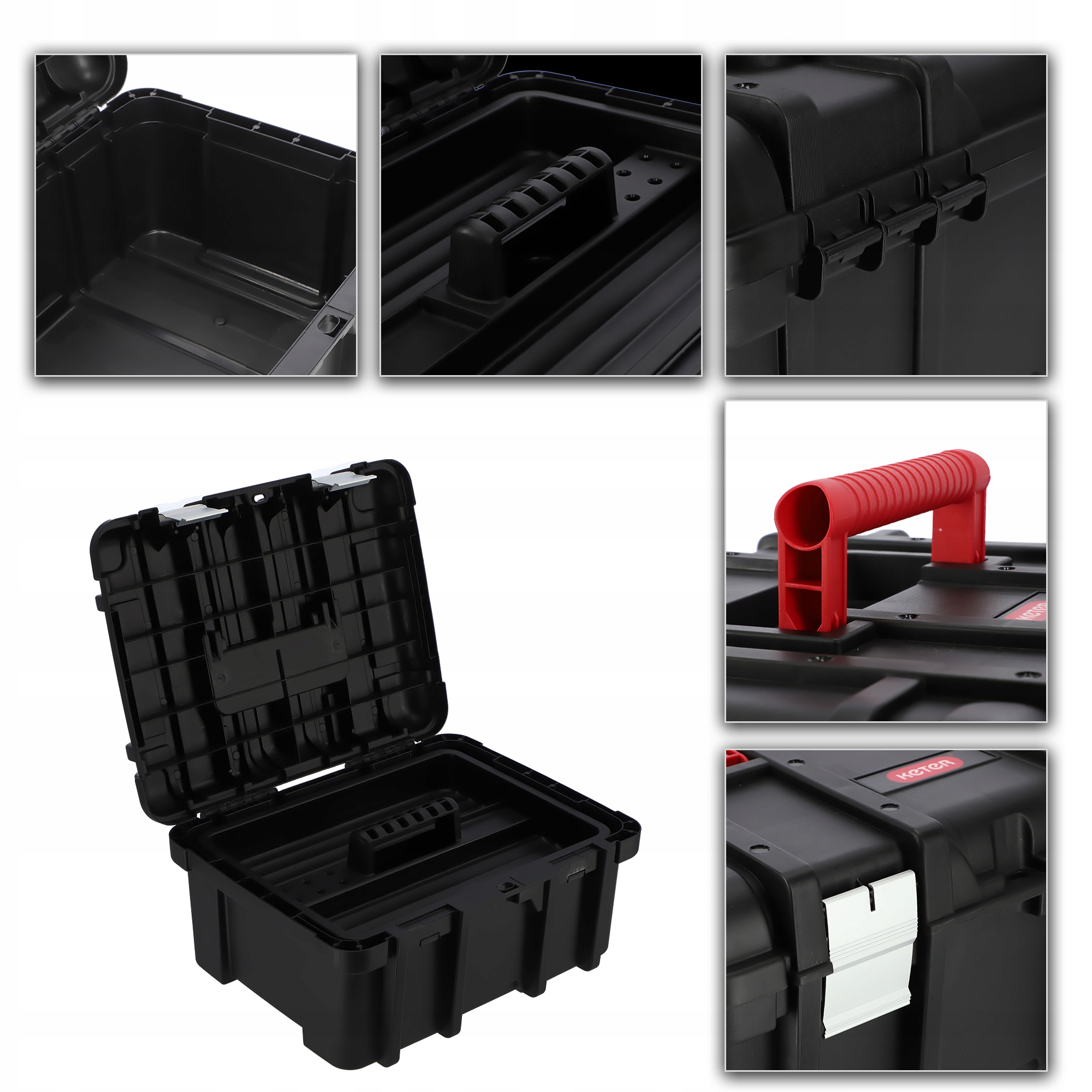 Skrzynka narzędziowa Keter Wide Tool Box, czarna