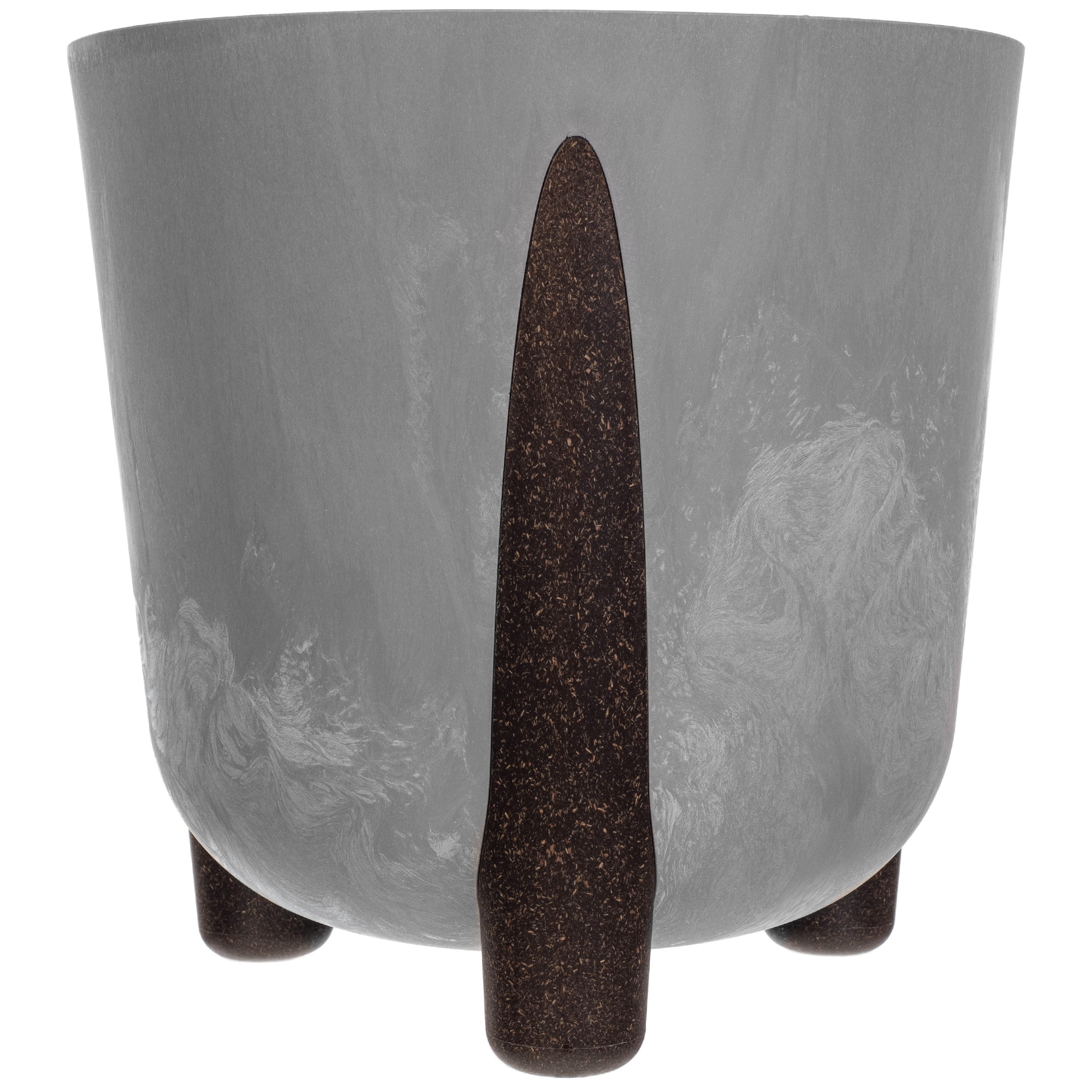 Doniczka osłonka Nauze 21cm szary beton
