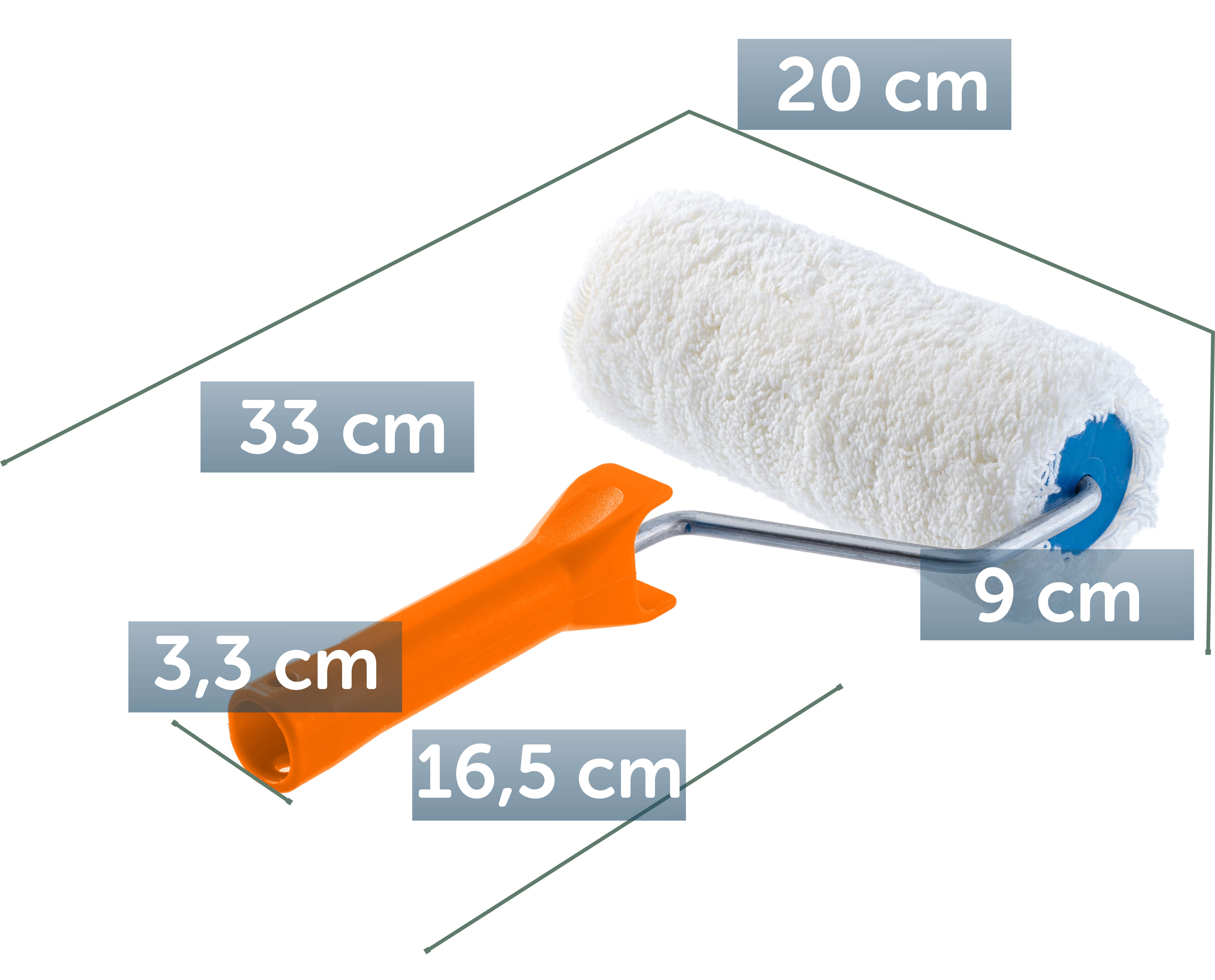 Wałek malarski z rączką Cassiar 20 cm, biały