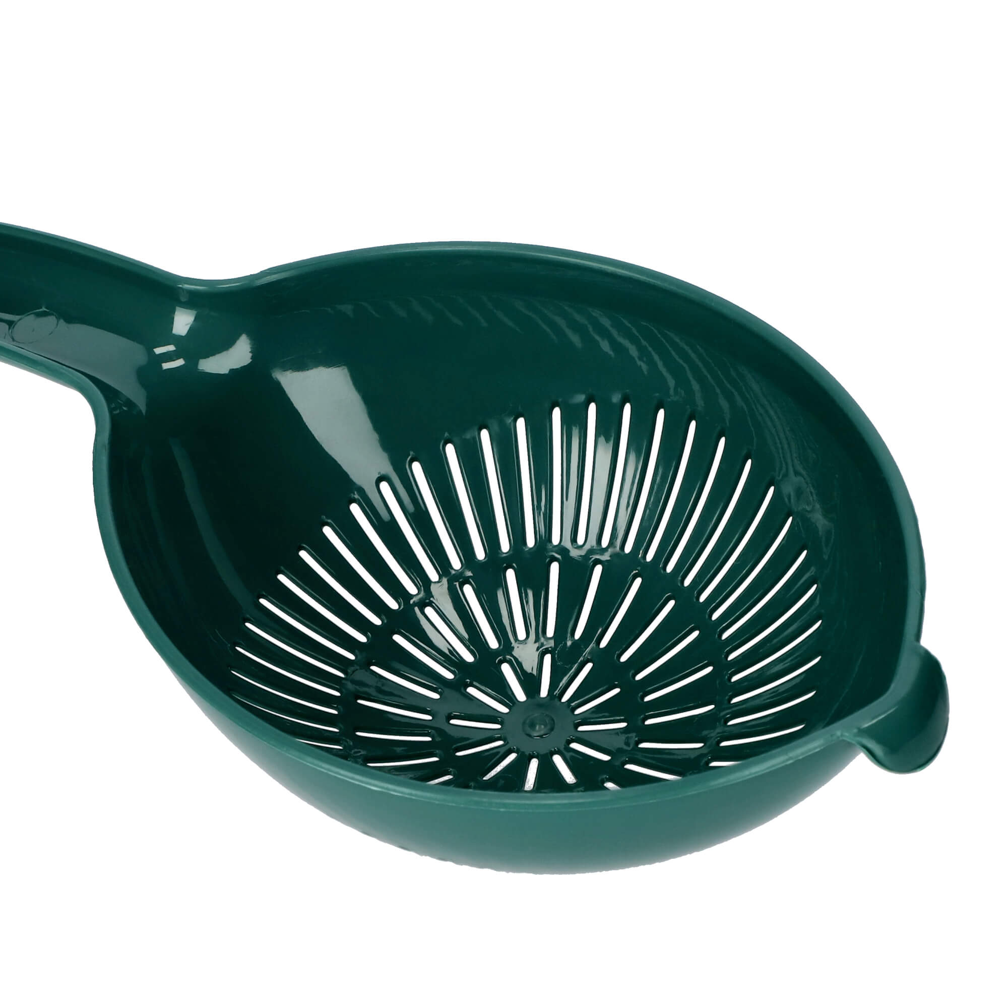 Cedzak kuchenny plastikowy Couto 33 x 13 cm, zielony