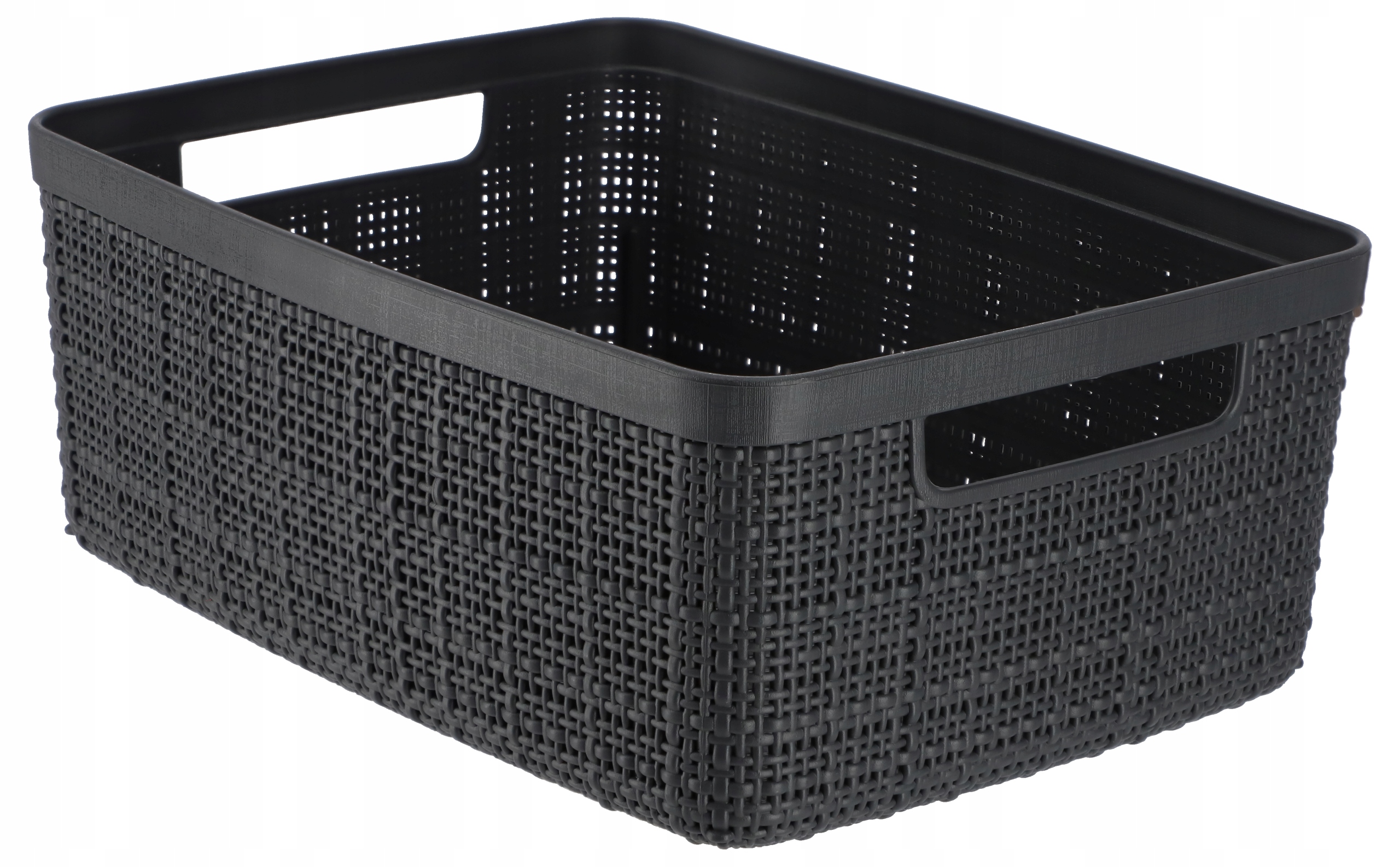 Pojemniki Curver Jute 2L + 5L + 12L + 17L antracyt
