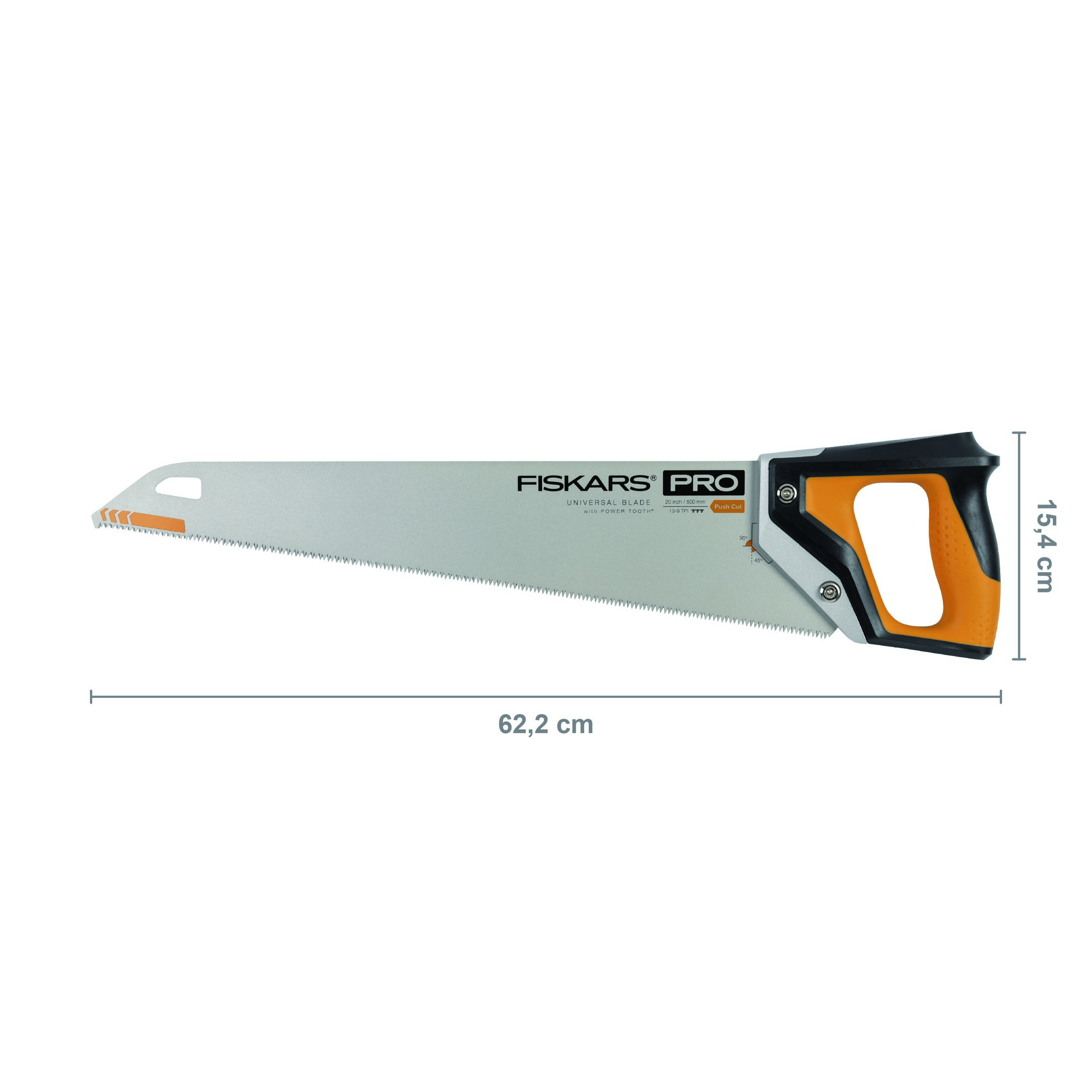 Fiskars 1062930 PowerTooth Piła ręczna 380 mm 9tpi