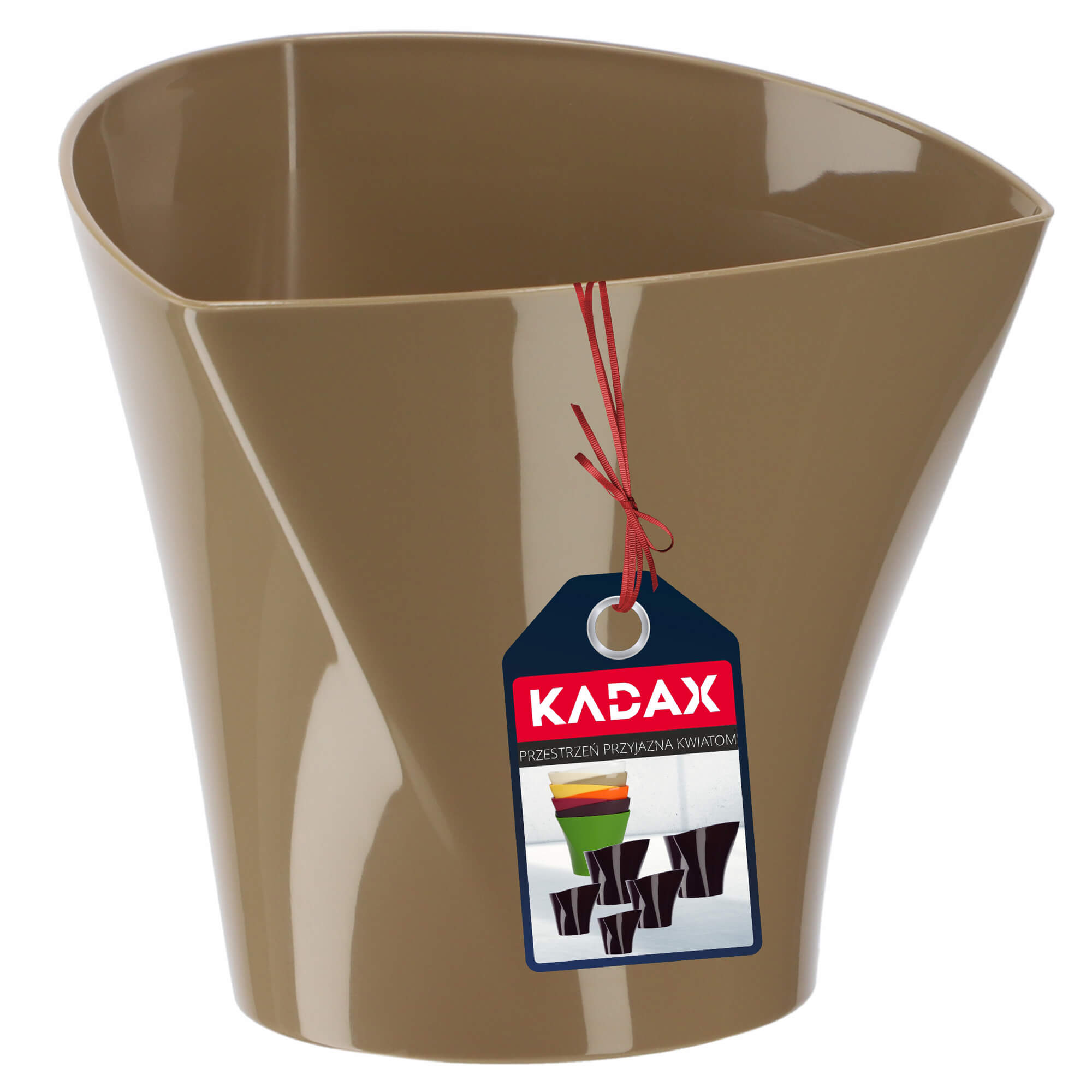 Doniczka na kwiaty Sisco 13 cm, beżowa