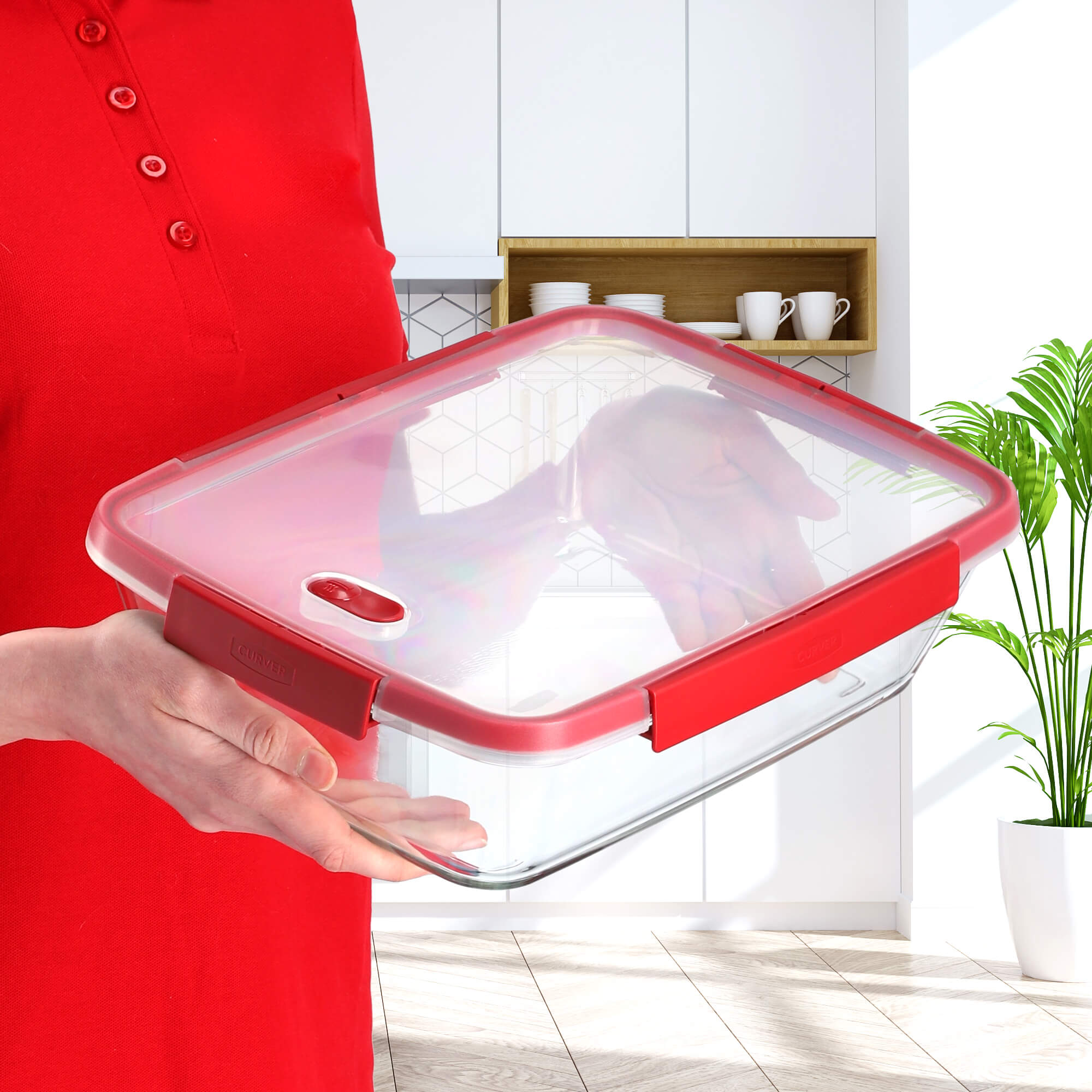 Pojemnik żaroodporny z pokrywką Curver Smart Cook 2.5L