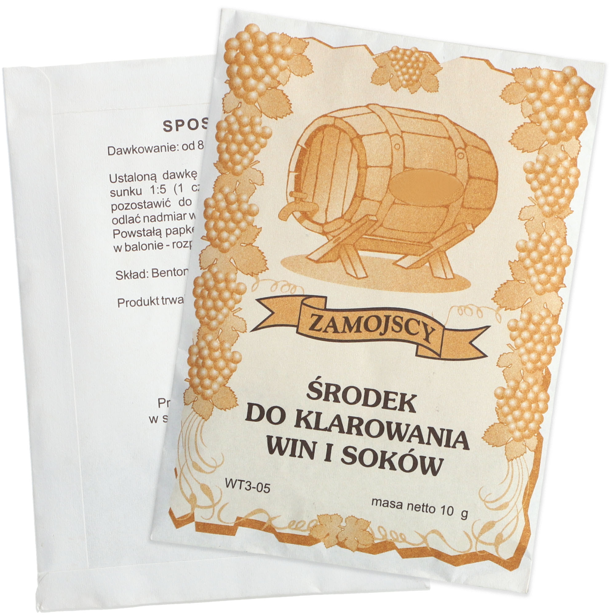 Środek do klarowania win i soków