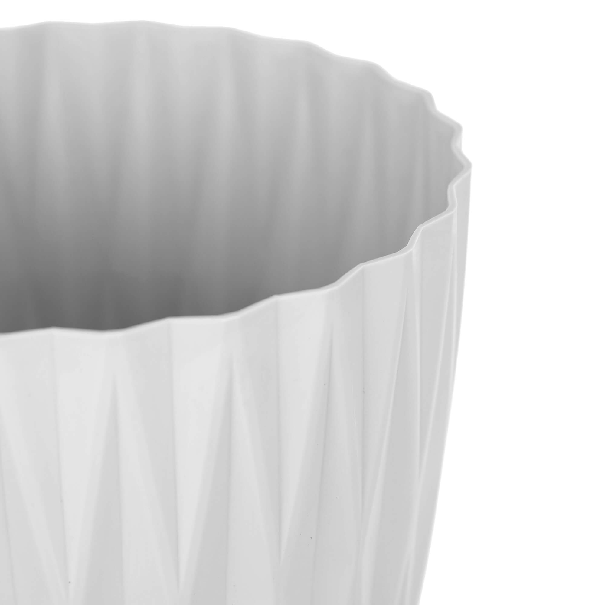 Doniczka z wkładką Terce 18 cm biała