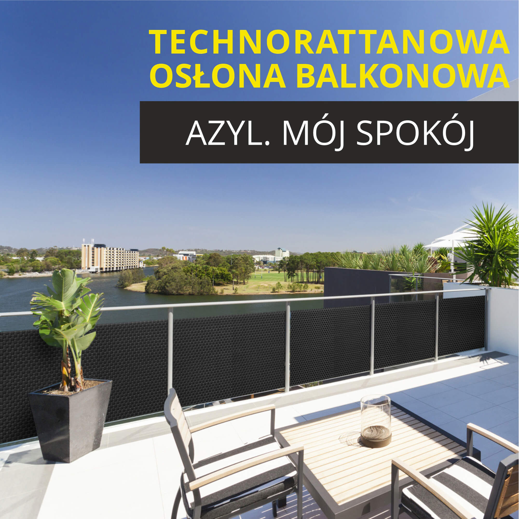 Osłona balkonowa Espa 90 x 700 cm, jasnoszary