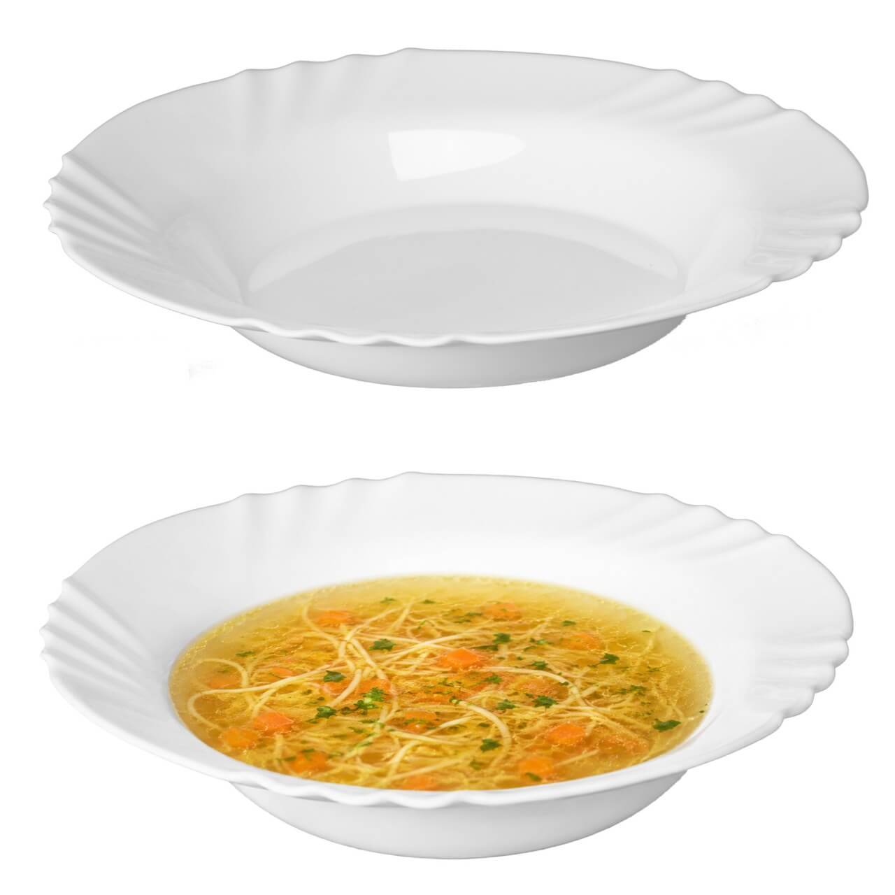 Talerz obiadowy głęboki Tolena 23 cm, 1 szt.