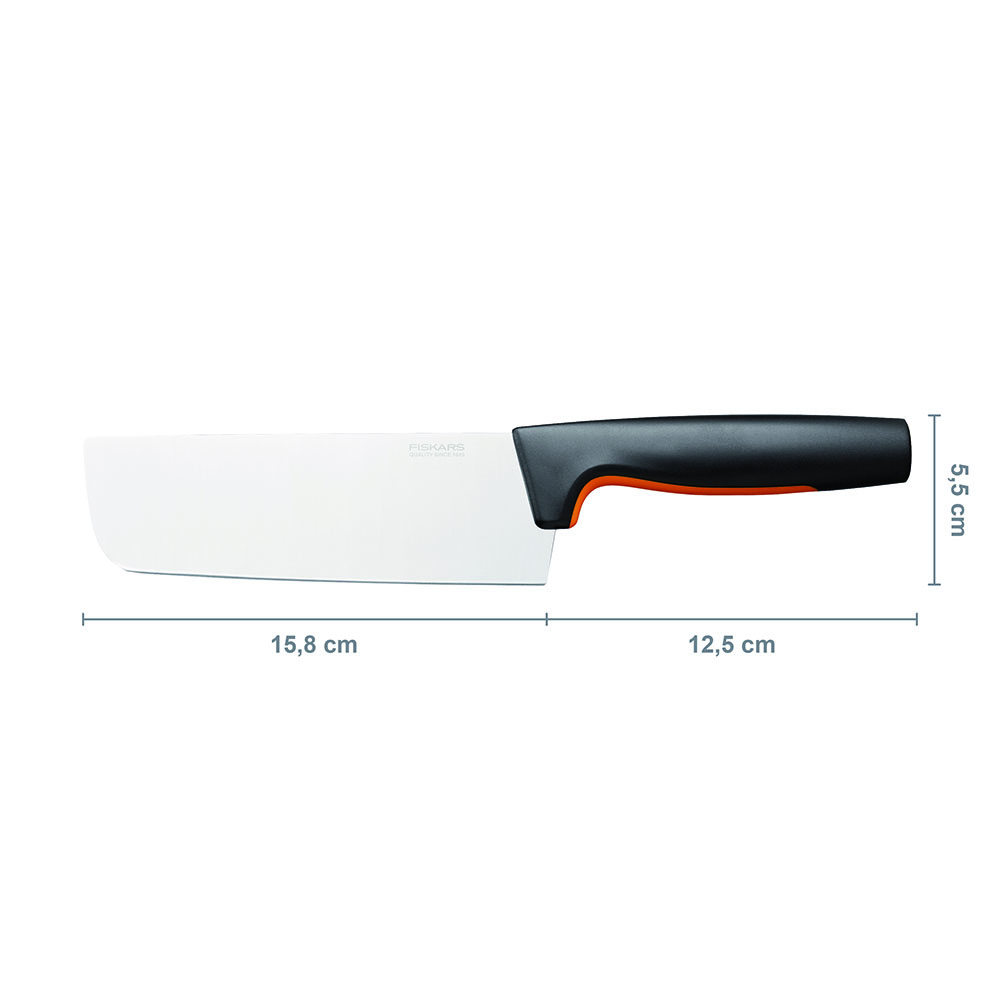 Fiskars 1057537 FF Nóż Nakiri 16 cm
