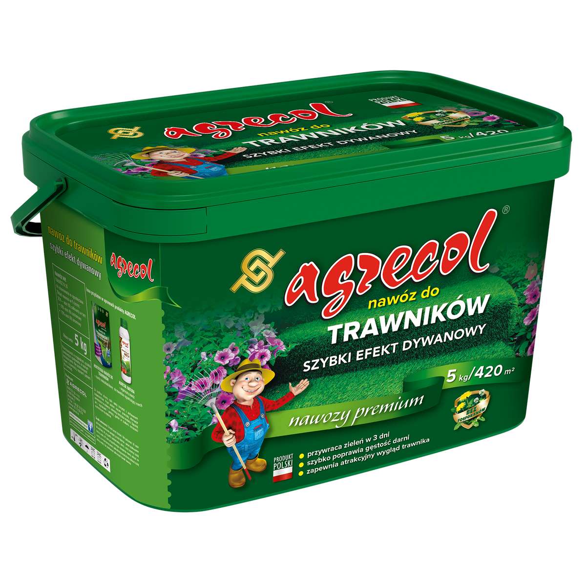 Agrecol Nawóz do trawników szybki efekt dywanowy 5kg