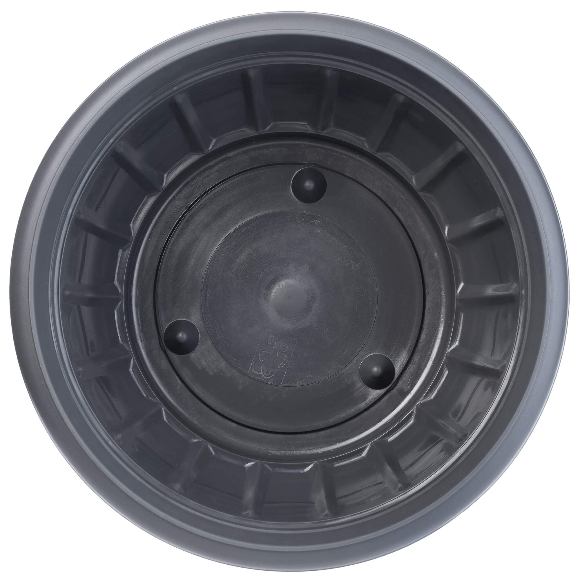 Misa na kwiaty Budrio grafit 23 cm, 2 szt.