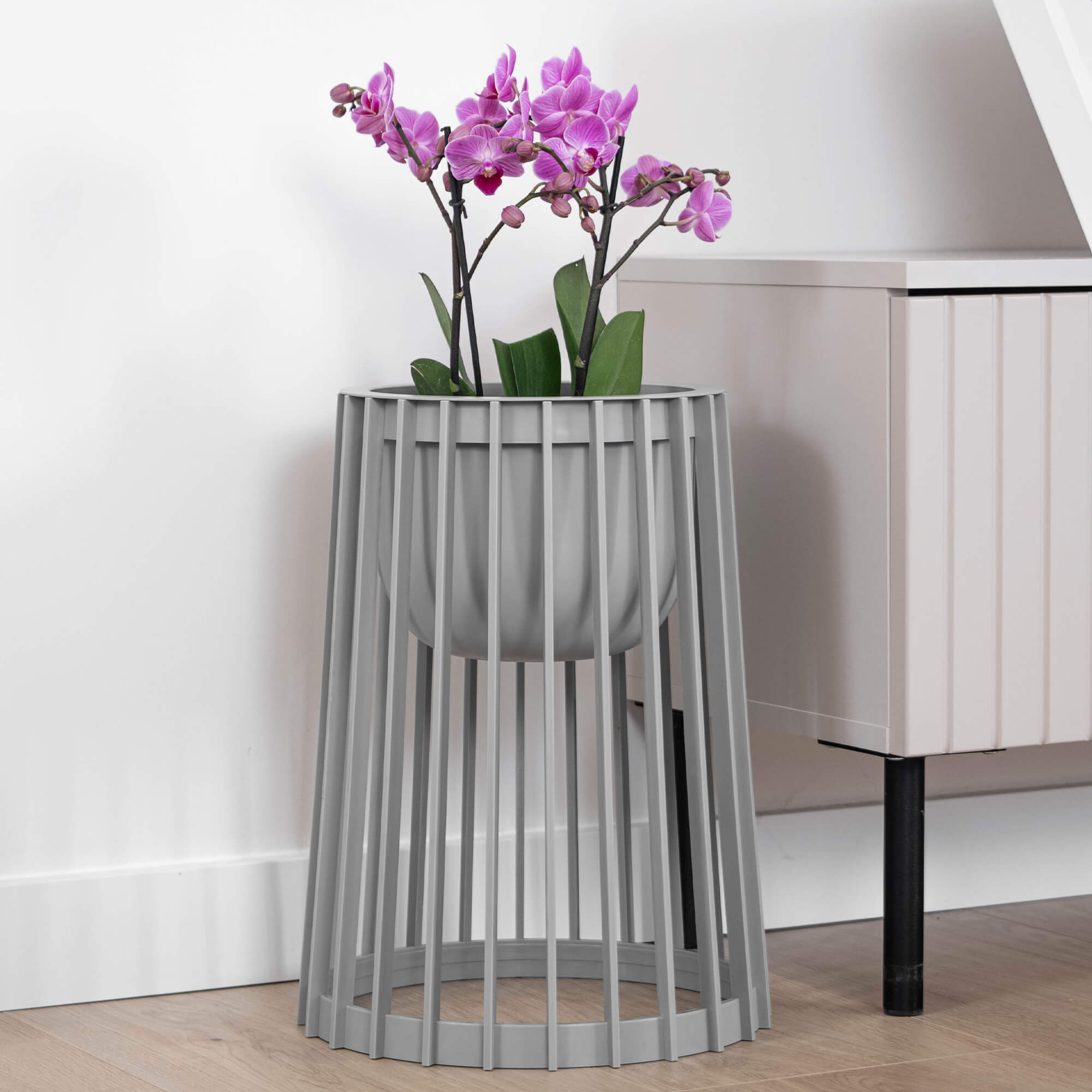 Wkład do kwietnika Aytre 24 cm platynowy