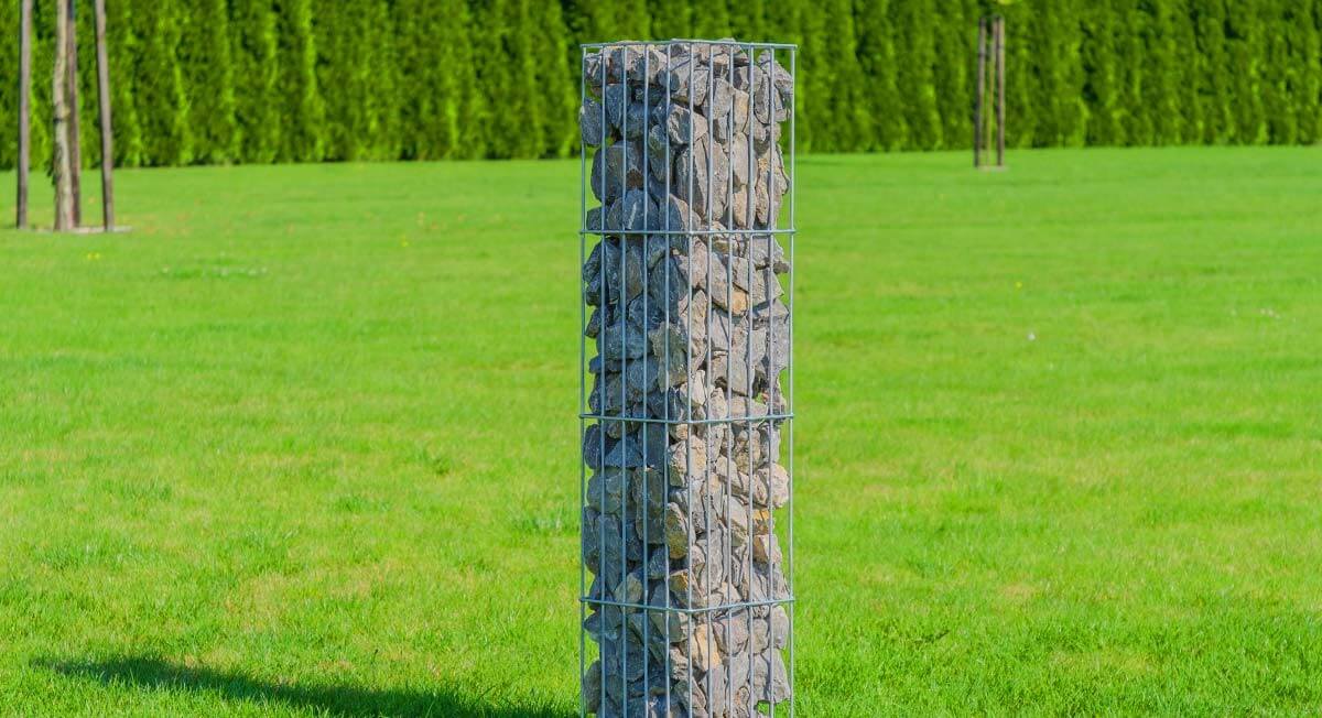 Pergola ogrodowa słup Kanny 60 cm, srebrna