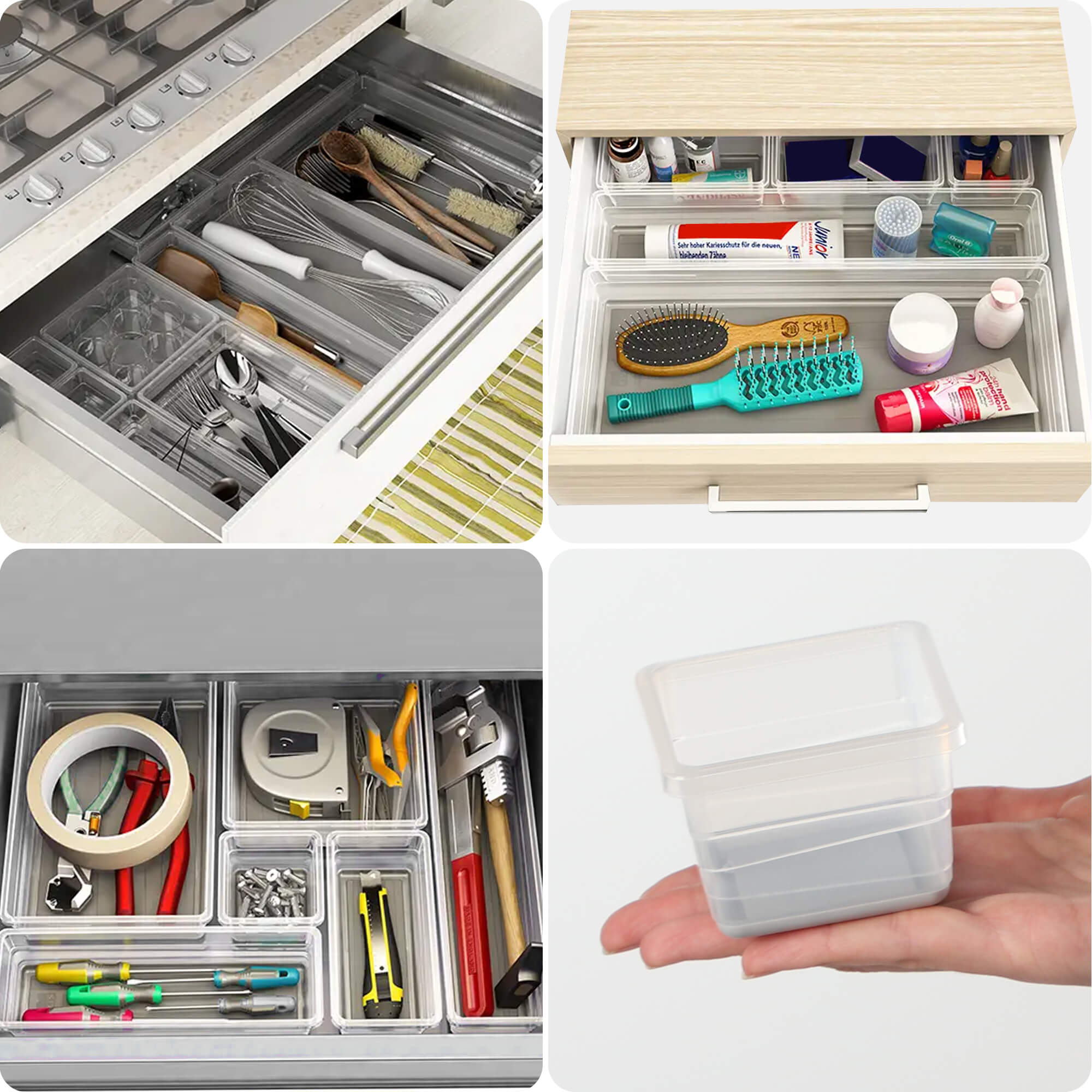 Organizer do szuflady Curver Sistemo 7.5 x 7.5 cm