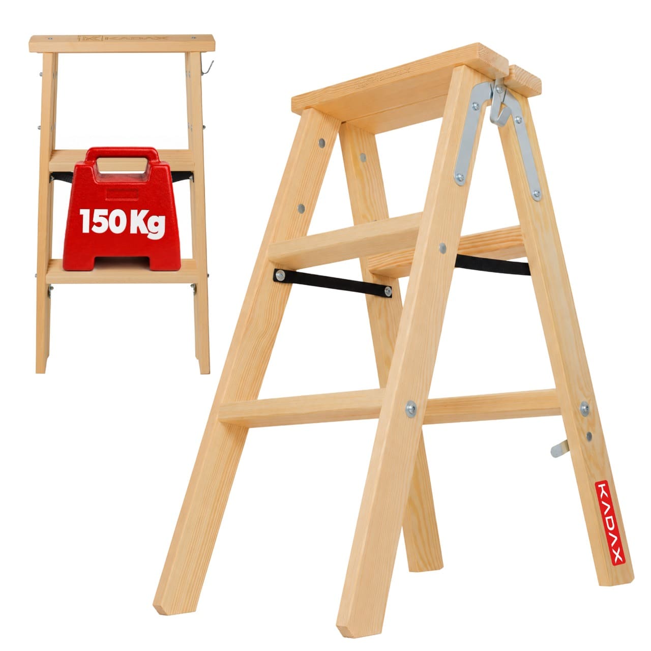 Drabina drewniana Opawa 3 stopnie